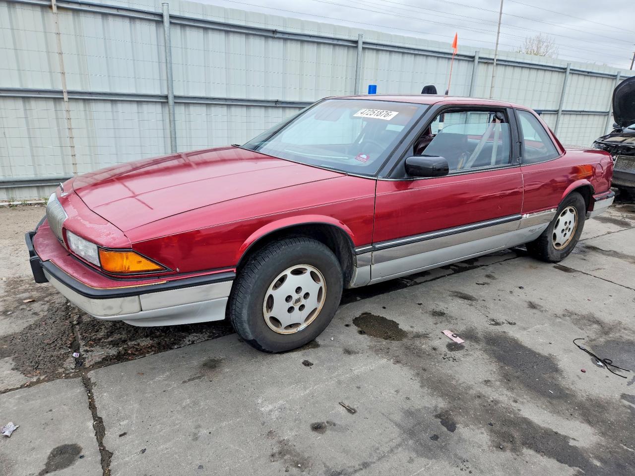 1989 Buick Regal Limited Burgundy vin: 2G4WD14WXK1429054