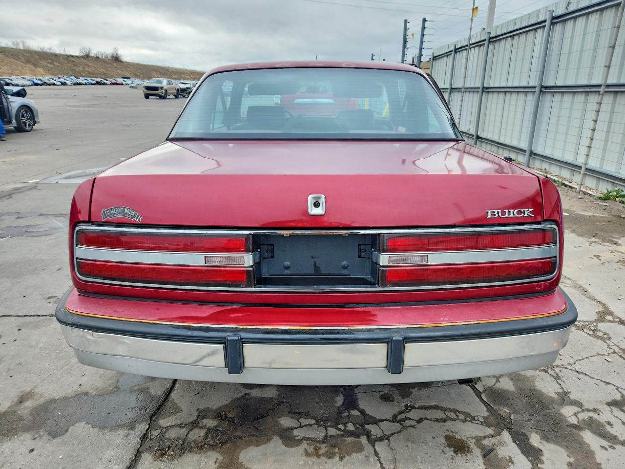 1989 Buick Regal Limited Burgundy vin: 2G4WD14WXK1429054