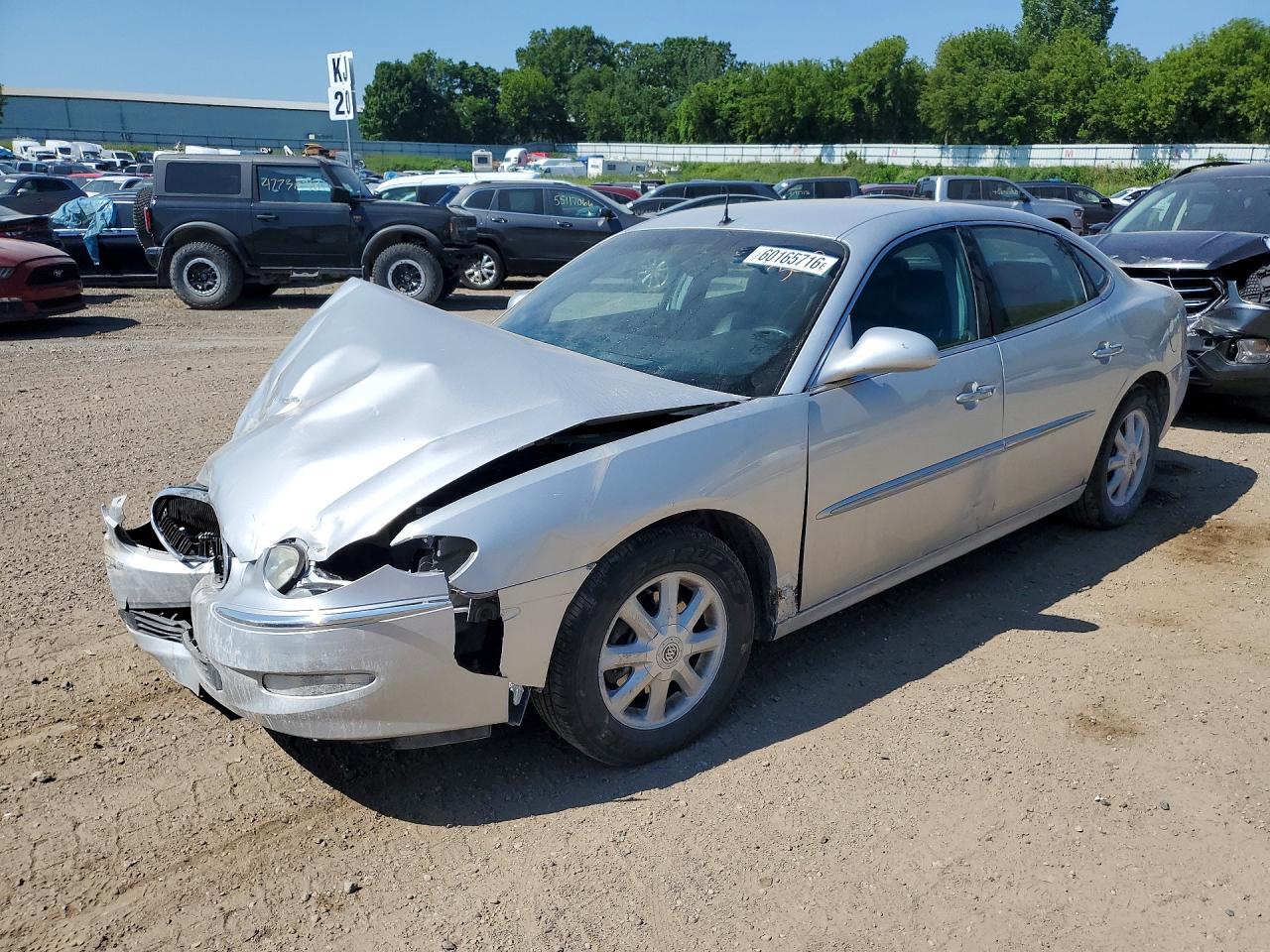 2005 Buick Lacrosse Cxl Silver vin: 2G4WD532051208833