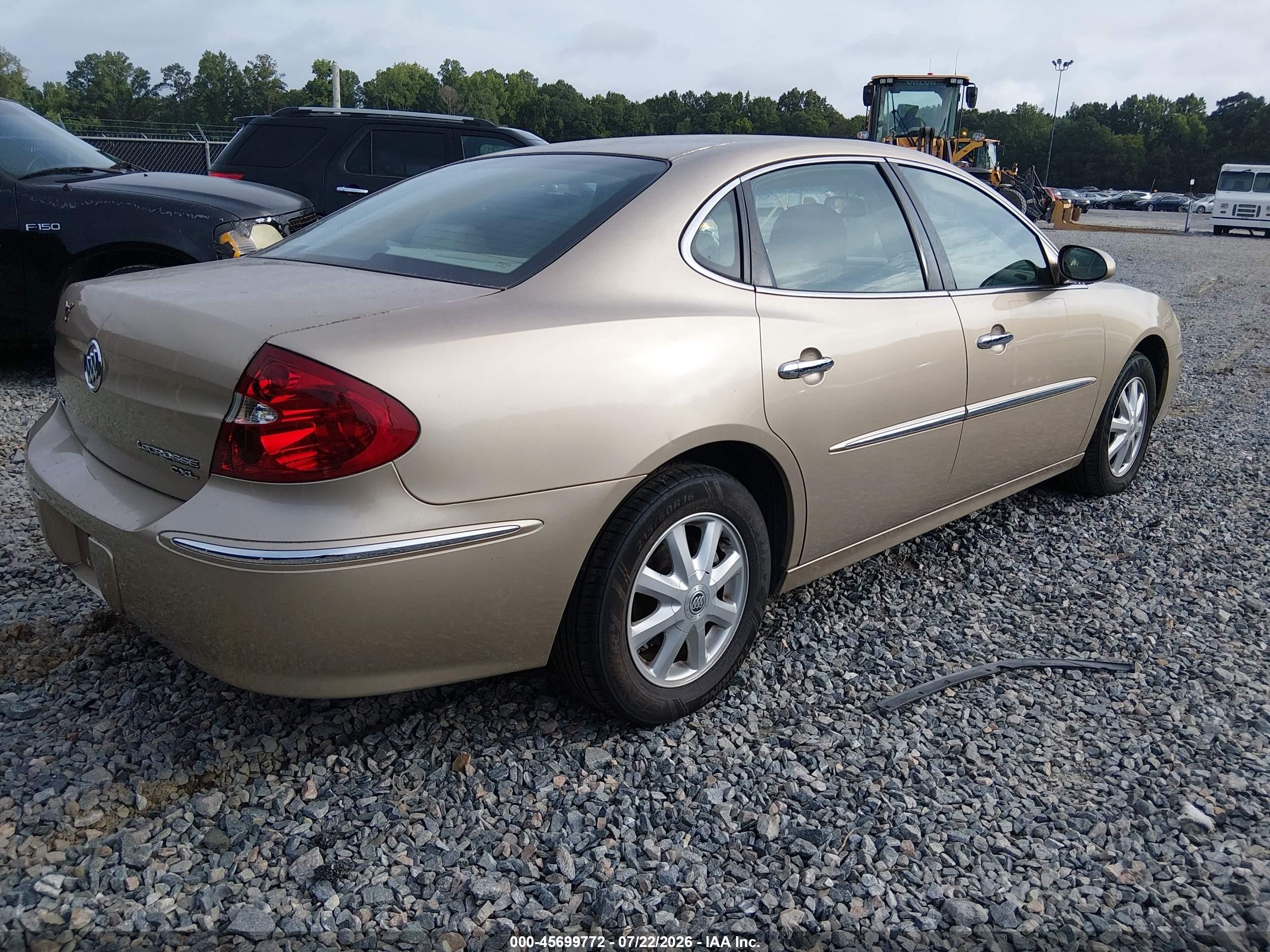 2005 Buick Lacrosse Cxl Gold vin: 2G4WD532151277739