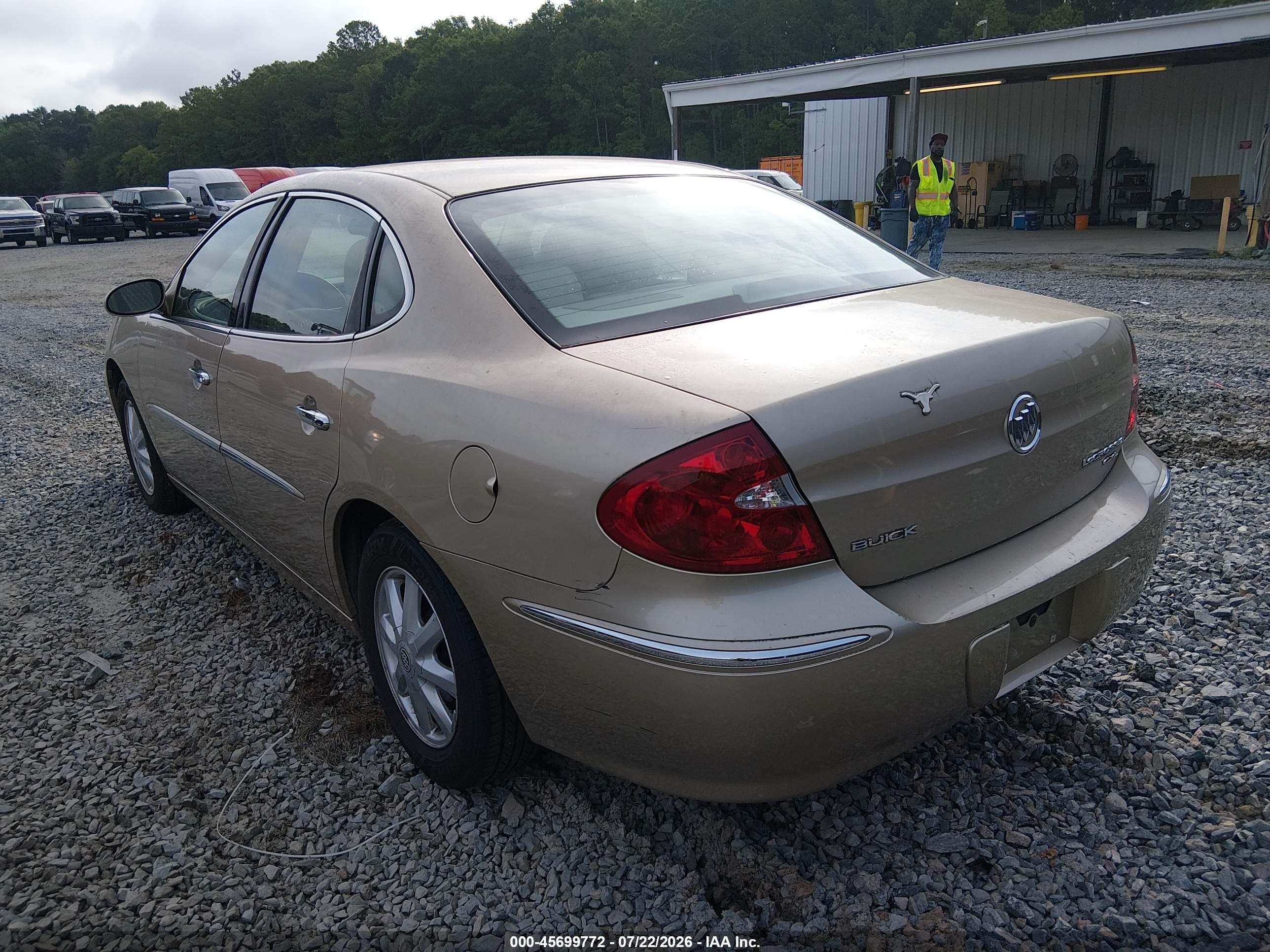 2005 Buick Lacrosse Cxl Gold vin: 2G4WD532151277739