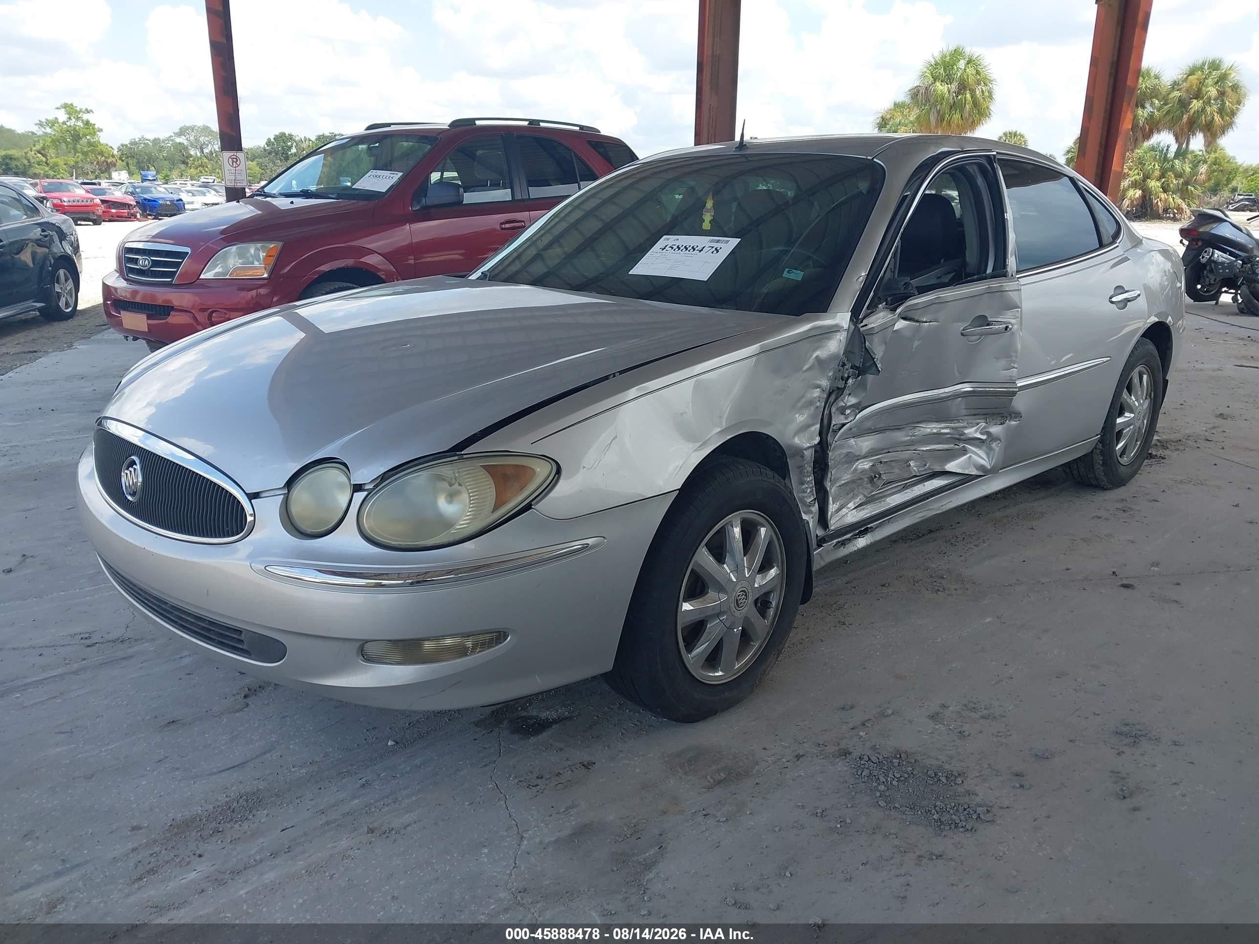 2005 Buick Lacrosse Cxl Silver vin: 2G4WD532351211449