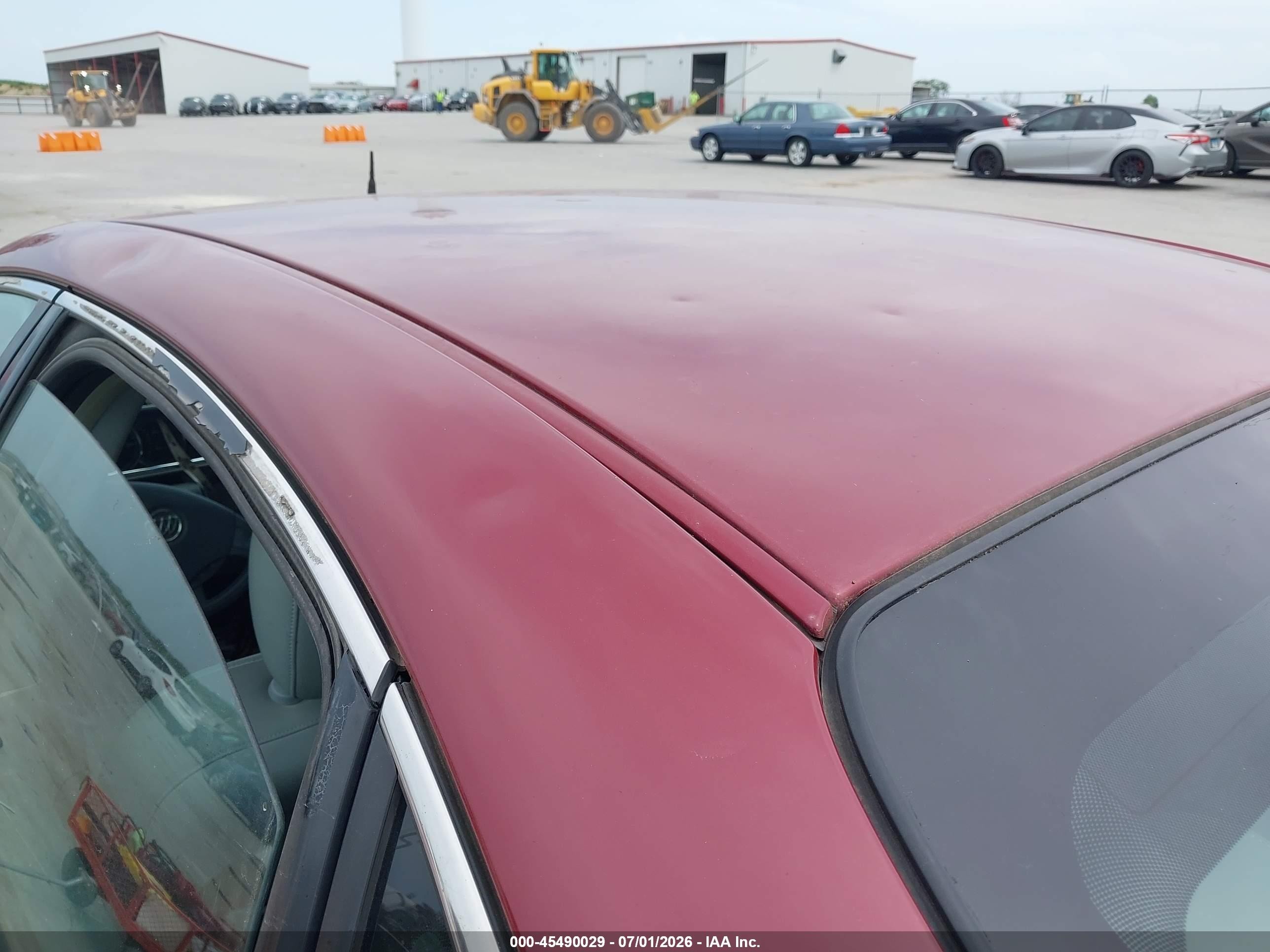 2005 Buick Lacrosse Cxl Maroon vin: 2G4WD532551143476