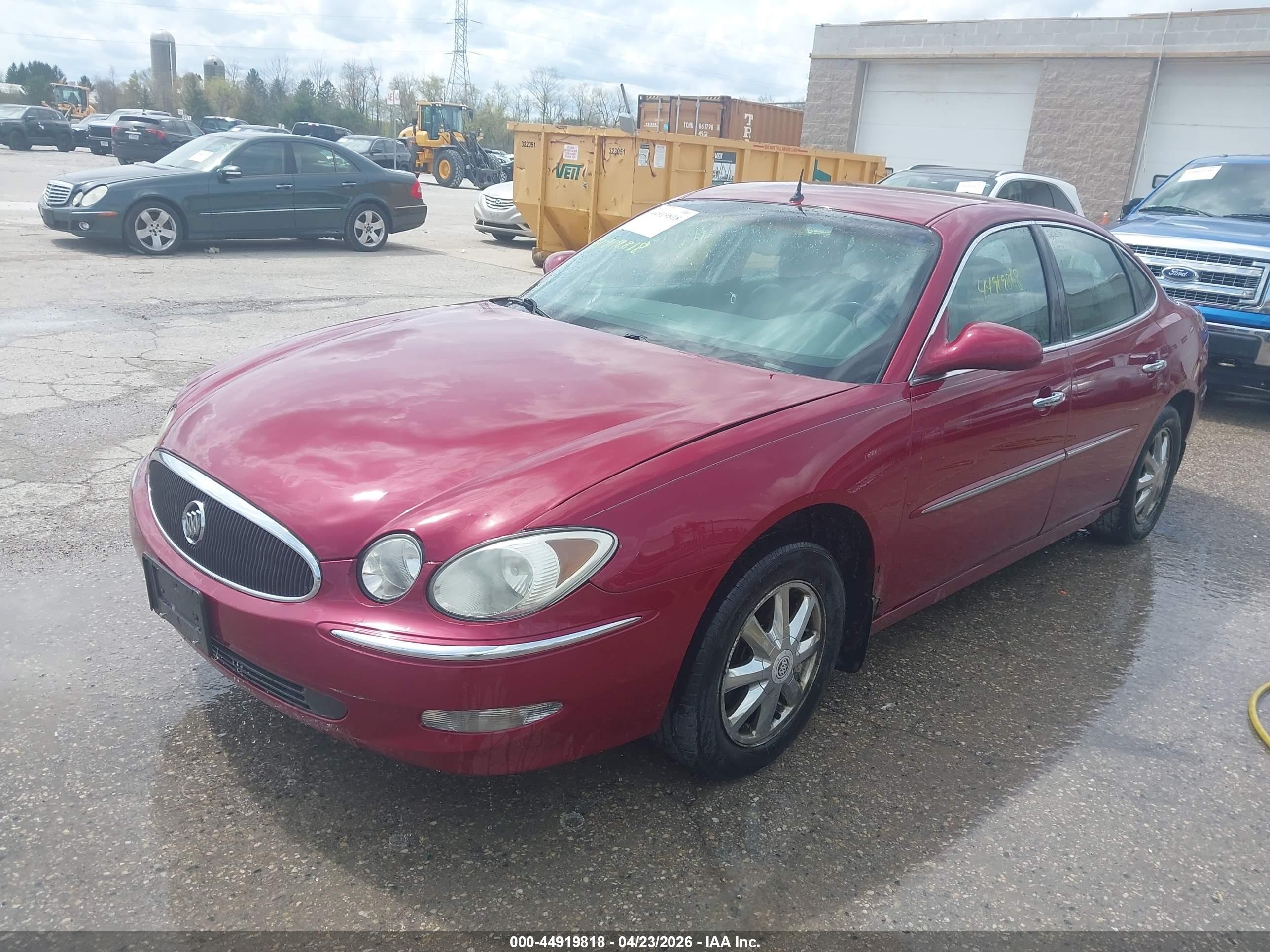 2005 Buick Lacrosse Cxl Red vin: 2G4WD532851324040