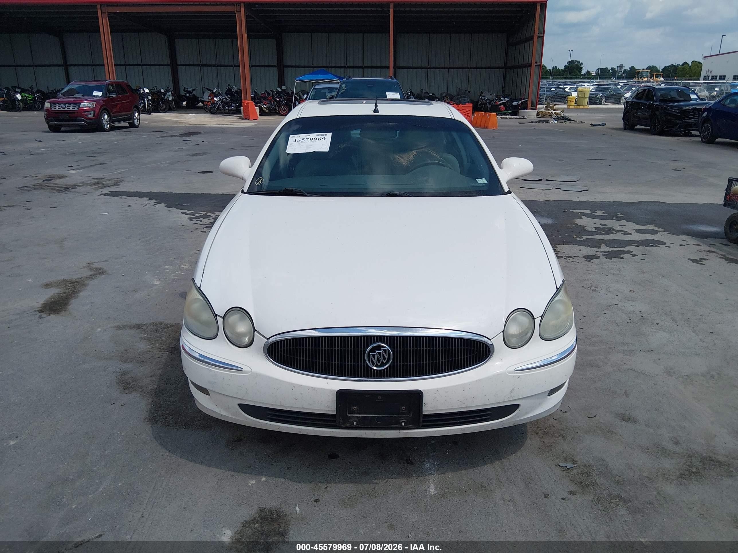 2005 Buick Lacrosse Cxl Белый vin: 2G4WD532951224805