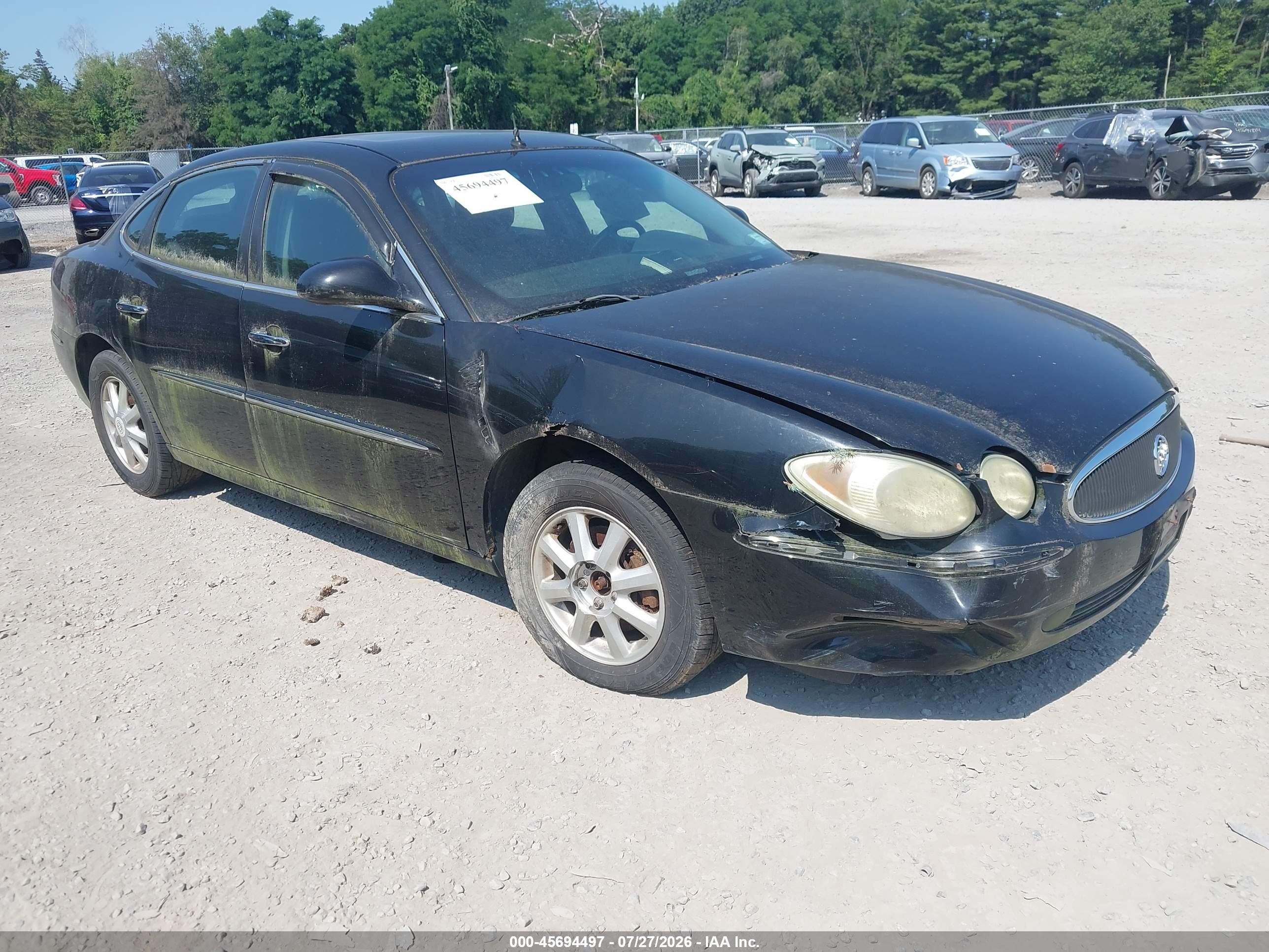 2005 Buick Lacrosse Cxl Черный vin: 2G4WD532X51293048