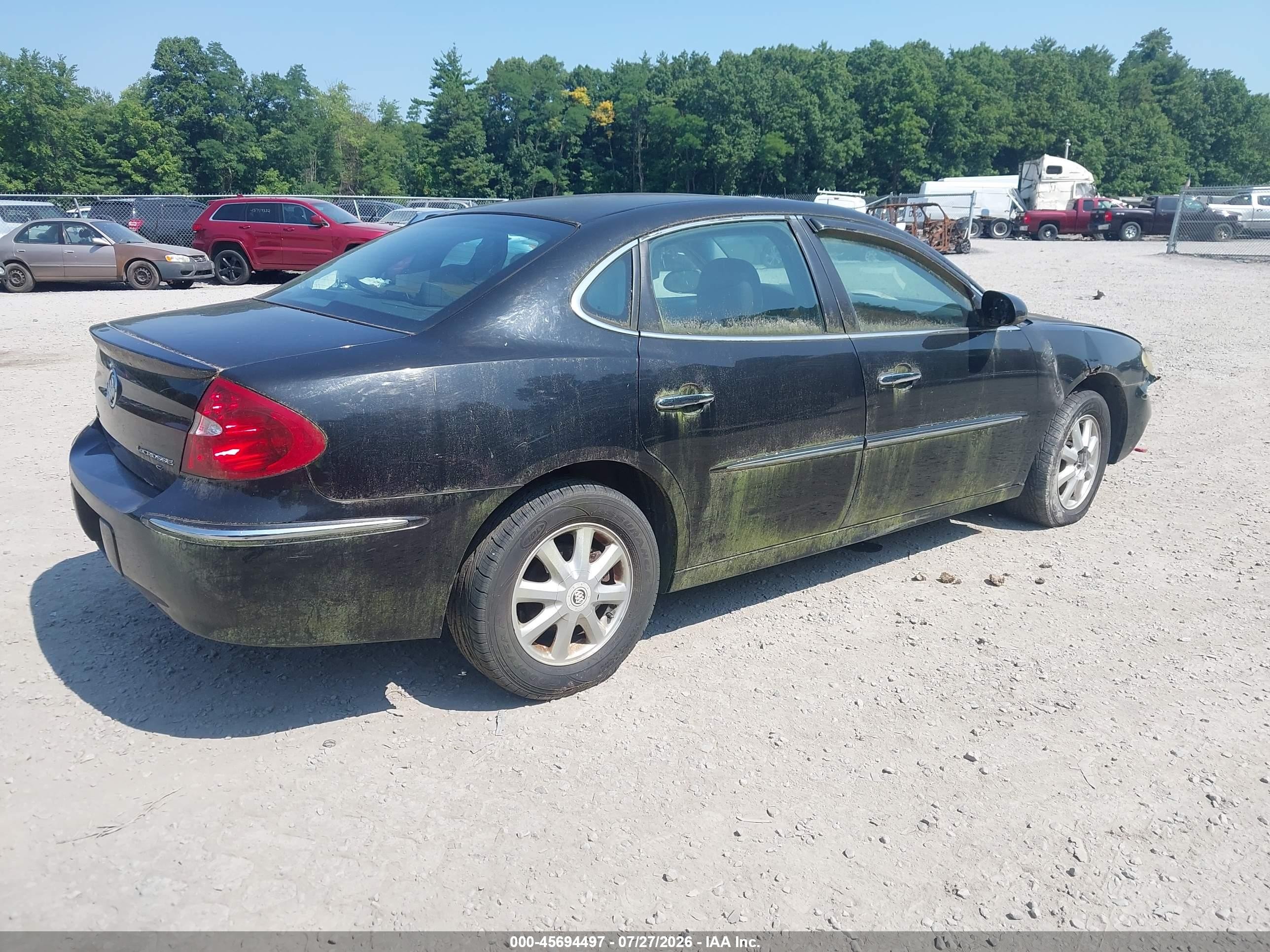 2005 Buick Lacrosse Cxl Черный vin: 2G4WD532X51293048
