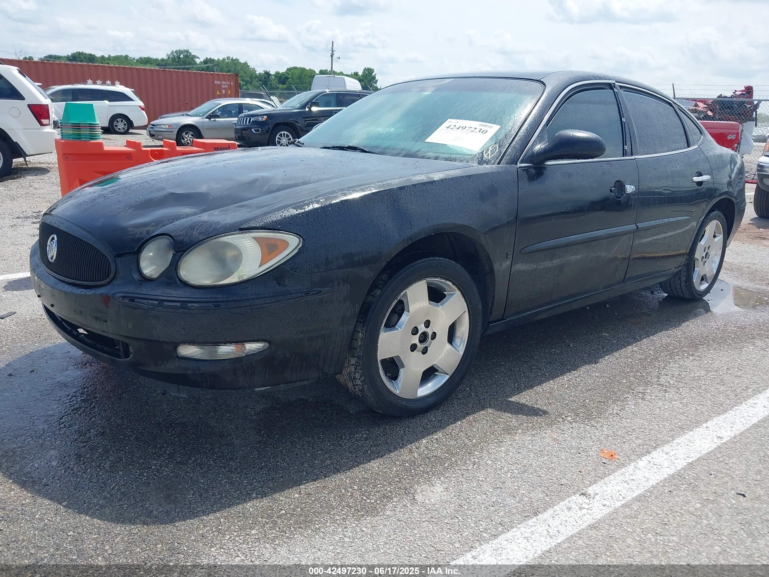 2007 Buick Lacrosse Cxl Black vin: 2G4WD552571117945