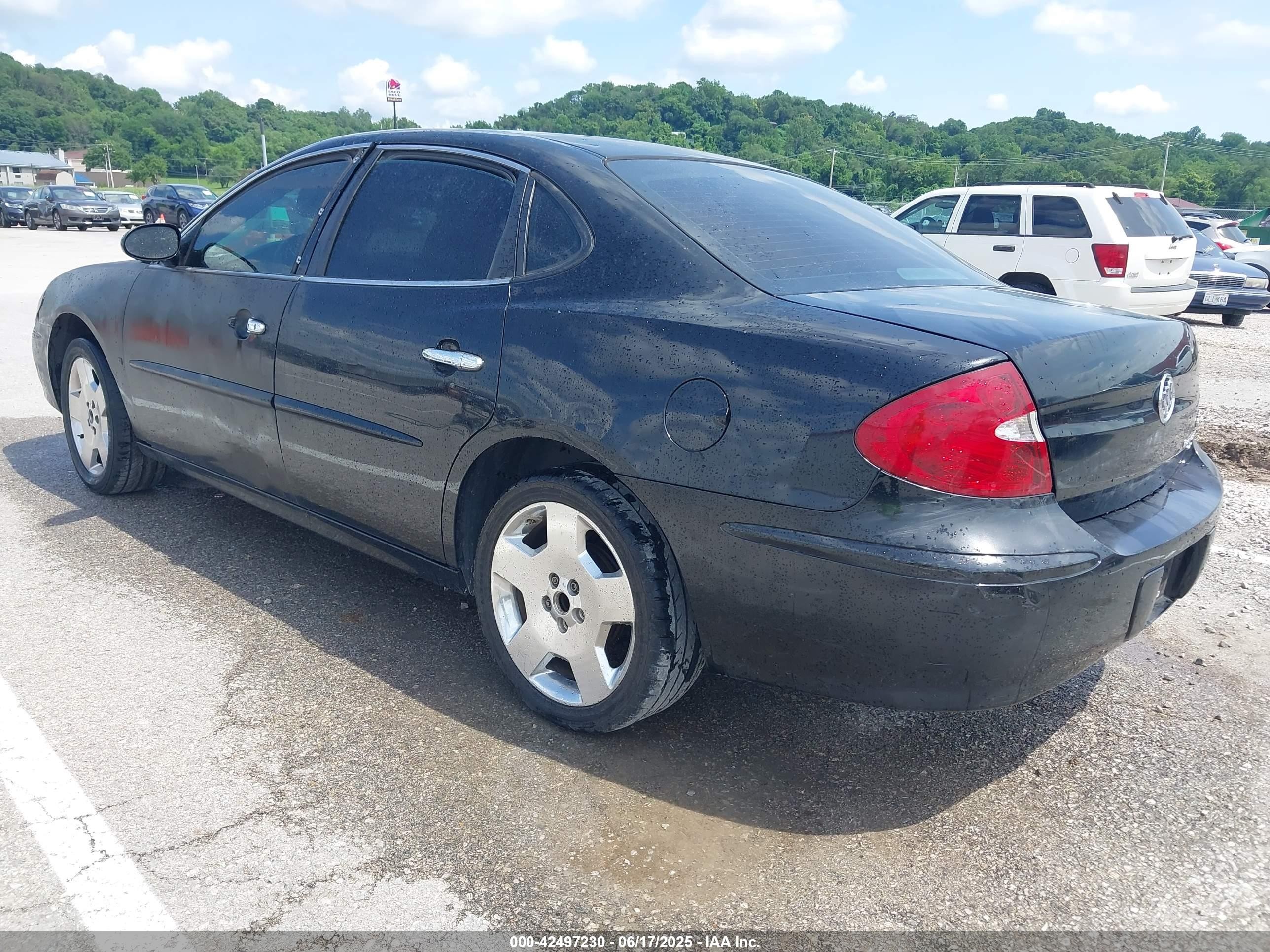 2007 Buick Lacrosse Cxl Black vin: 2G4WD552571117945