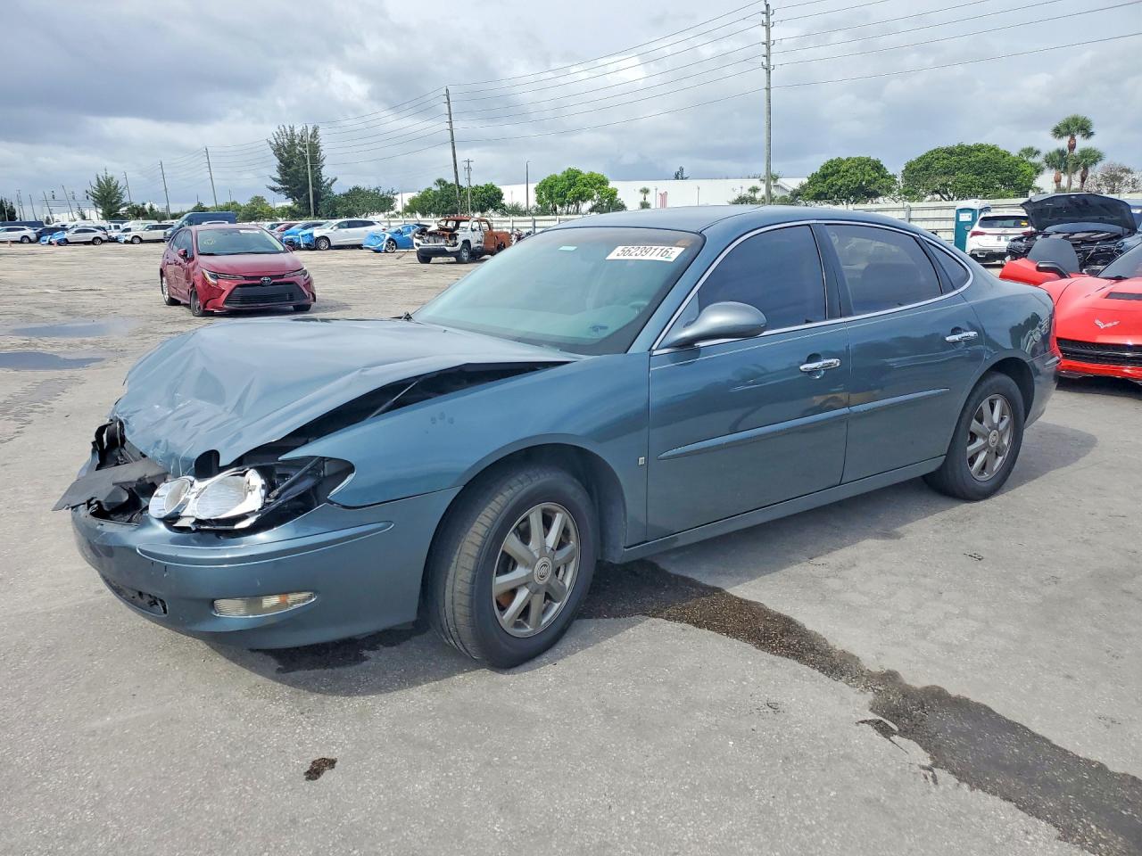 2007 Buick Lacrosse Cxl Blue vin: 2G4WD552571178177