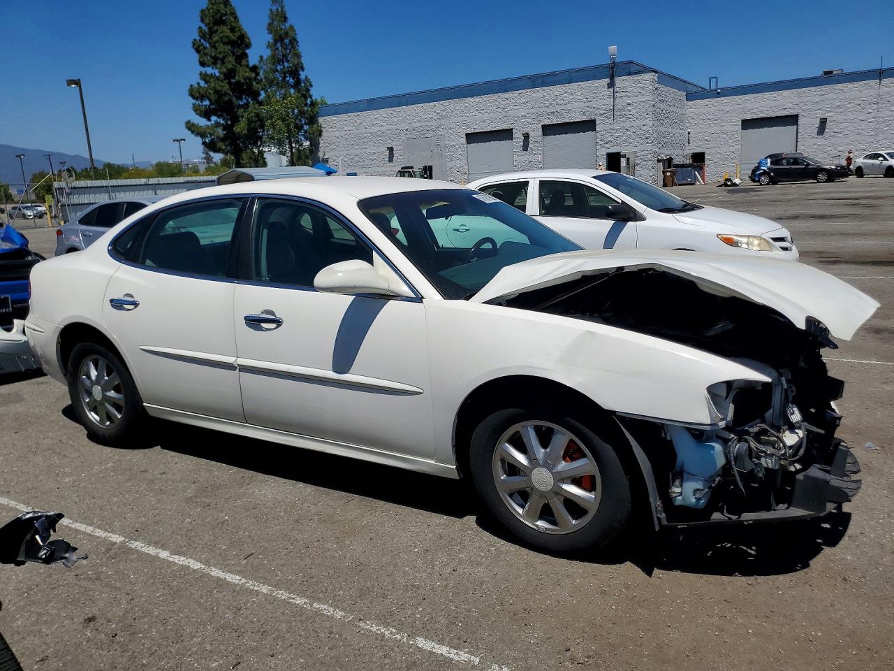 2007 Buick Lacrosse Cxl White vin: 2G4WD552871114392