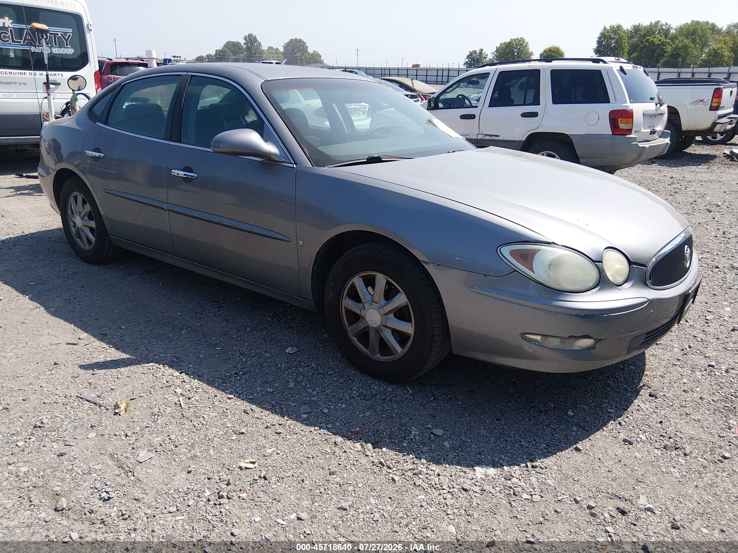 2007 Buick Lacrosse Cxl Gray vin: 2G4WD552971108133