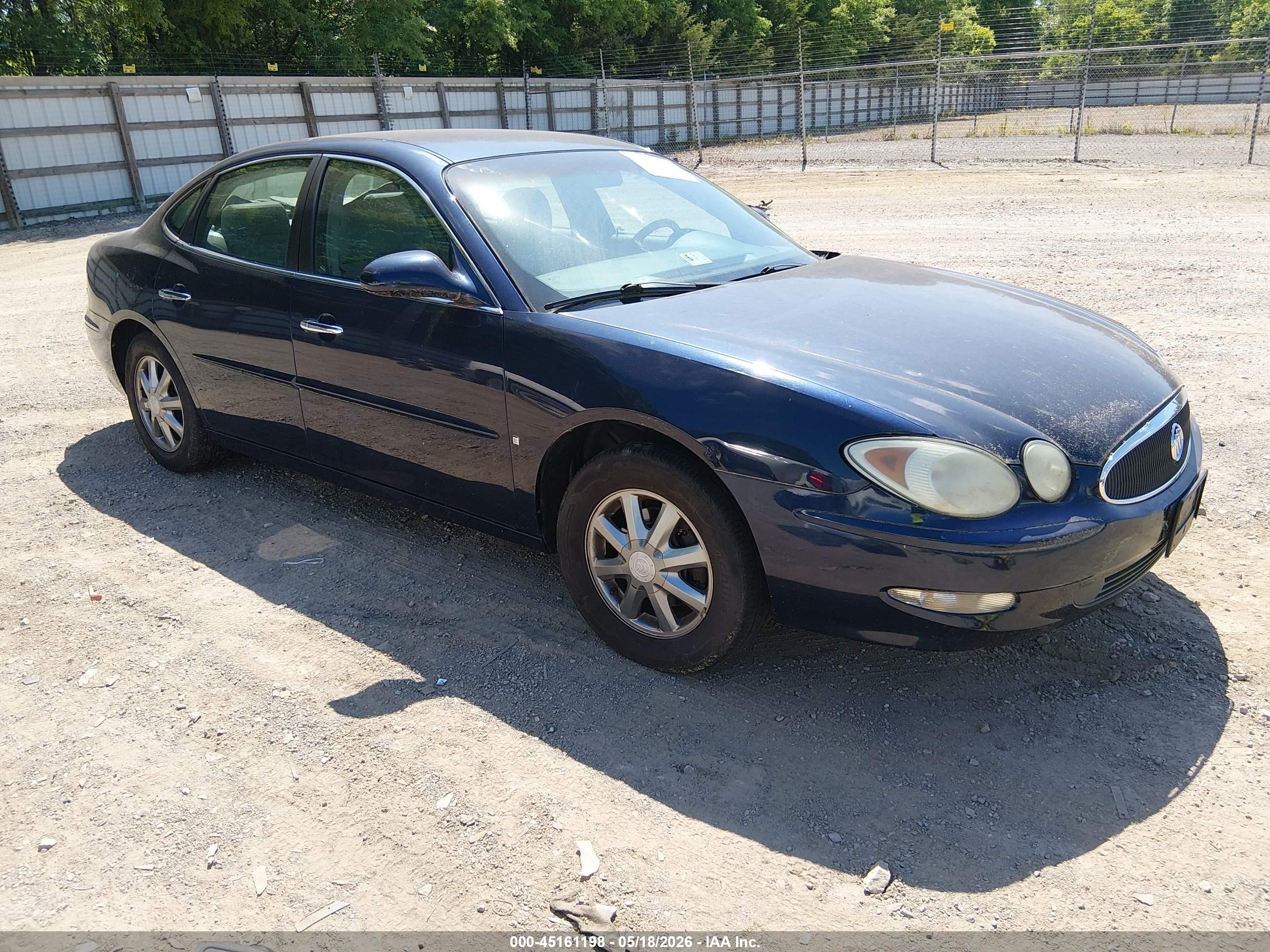 2007 Buick Lacrosse Cxl Dark Blue vin: 2G4WD552X71107301