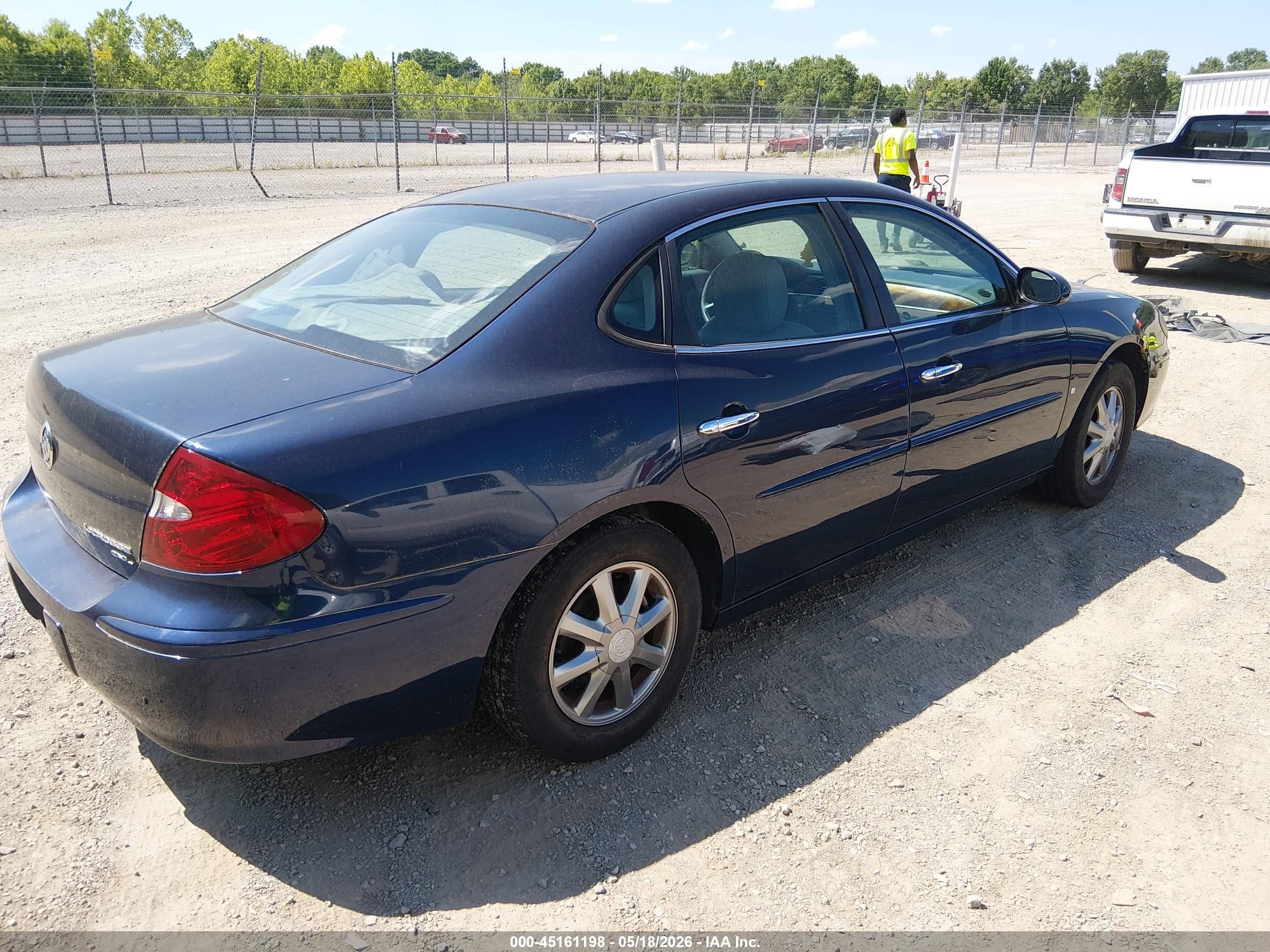 2007 Buick Lacrosse Cxl Dark Blue vin: 2G4WD552X71107301