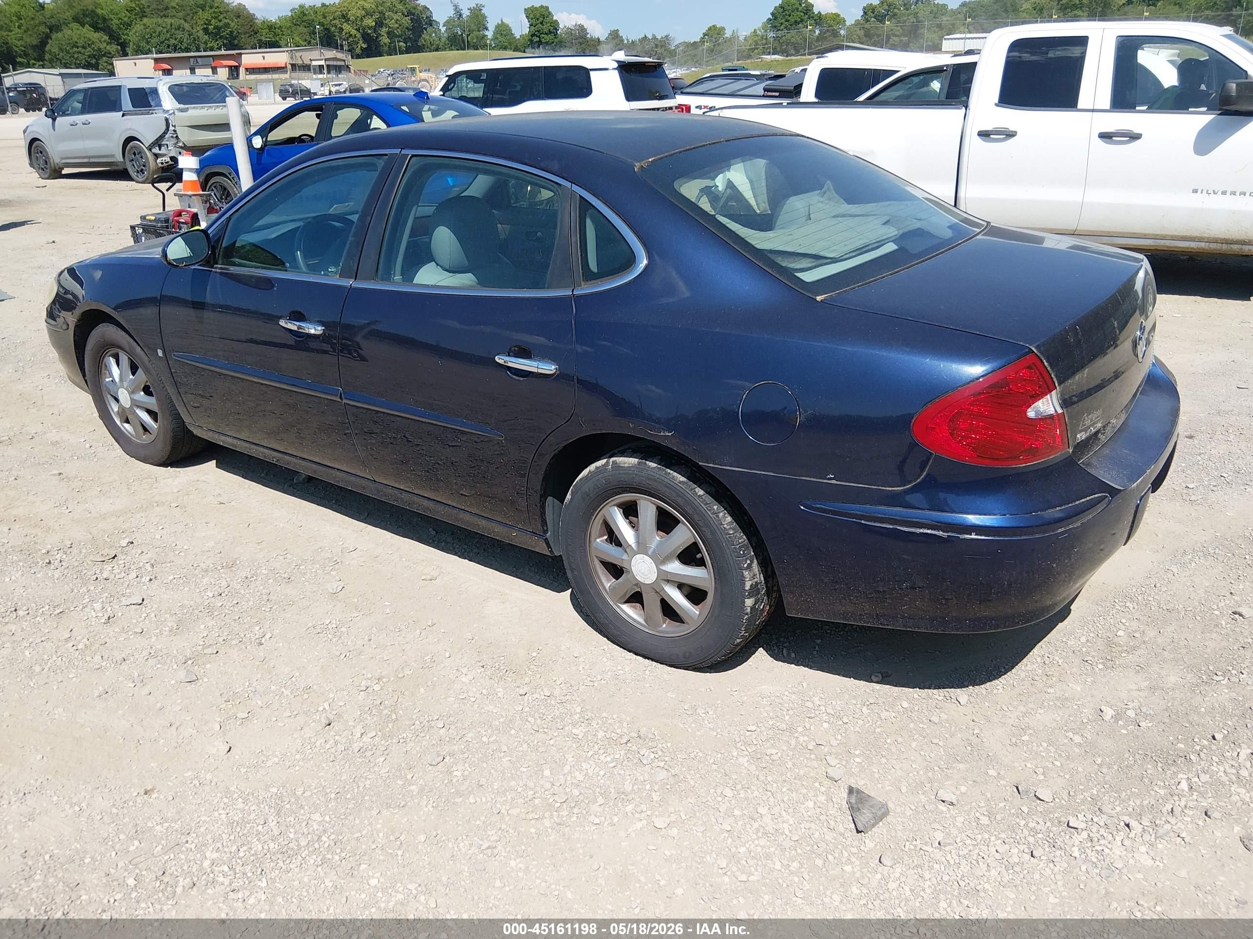2007 Buick Lacrosse Cxl Dark Blue vin: 2G4WD552X71107301