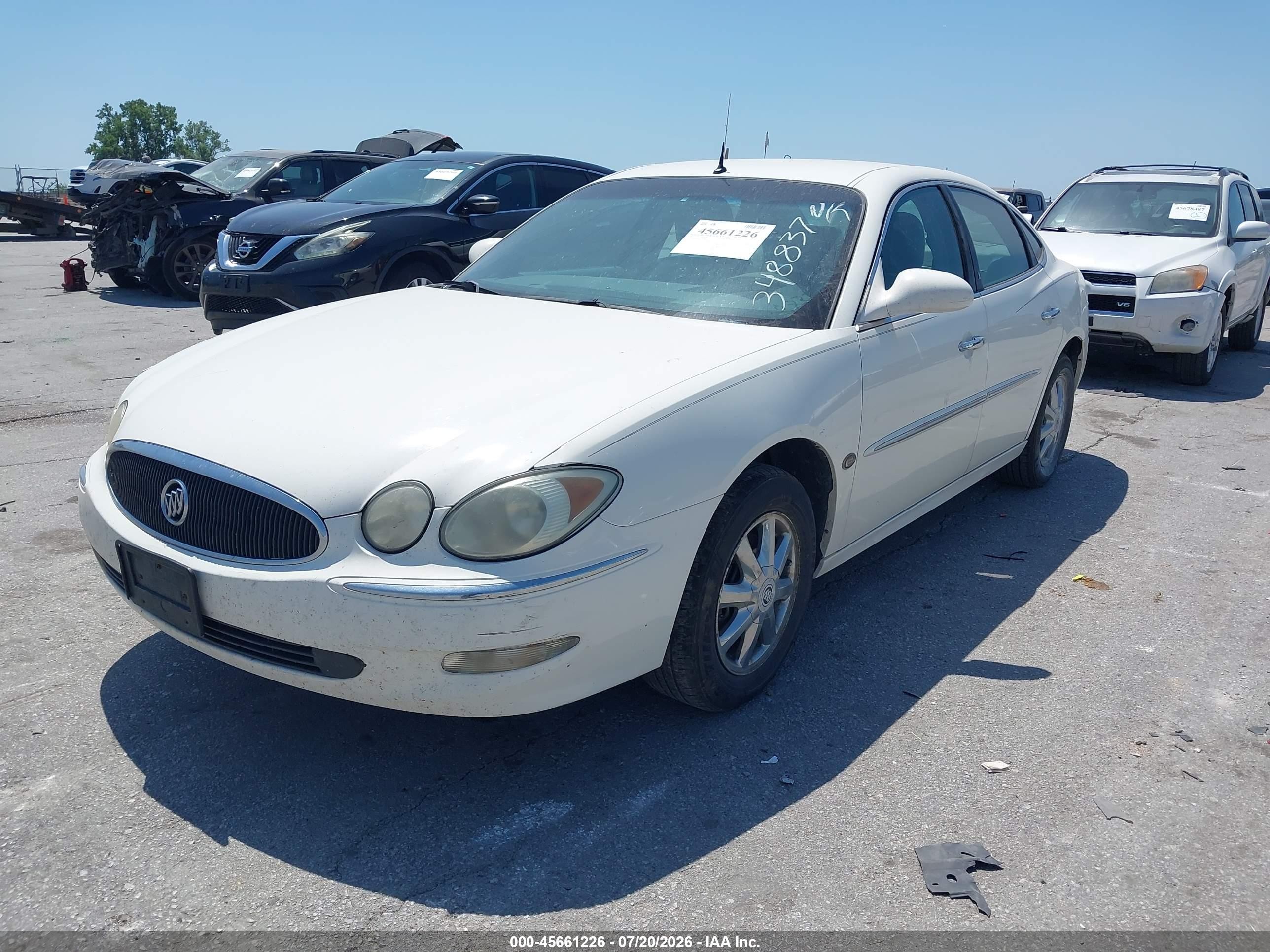 2005 Buick Lacrosse Cxl Белый vin: 2G4WD562151348837