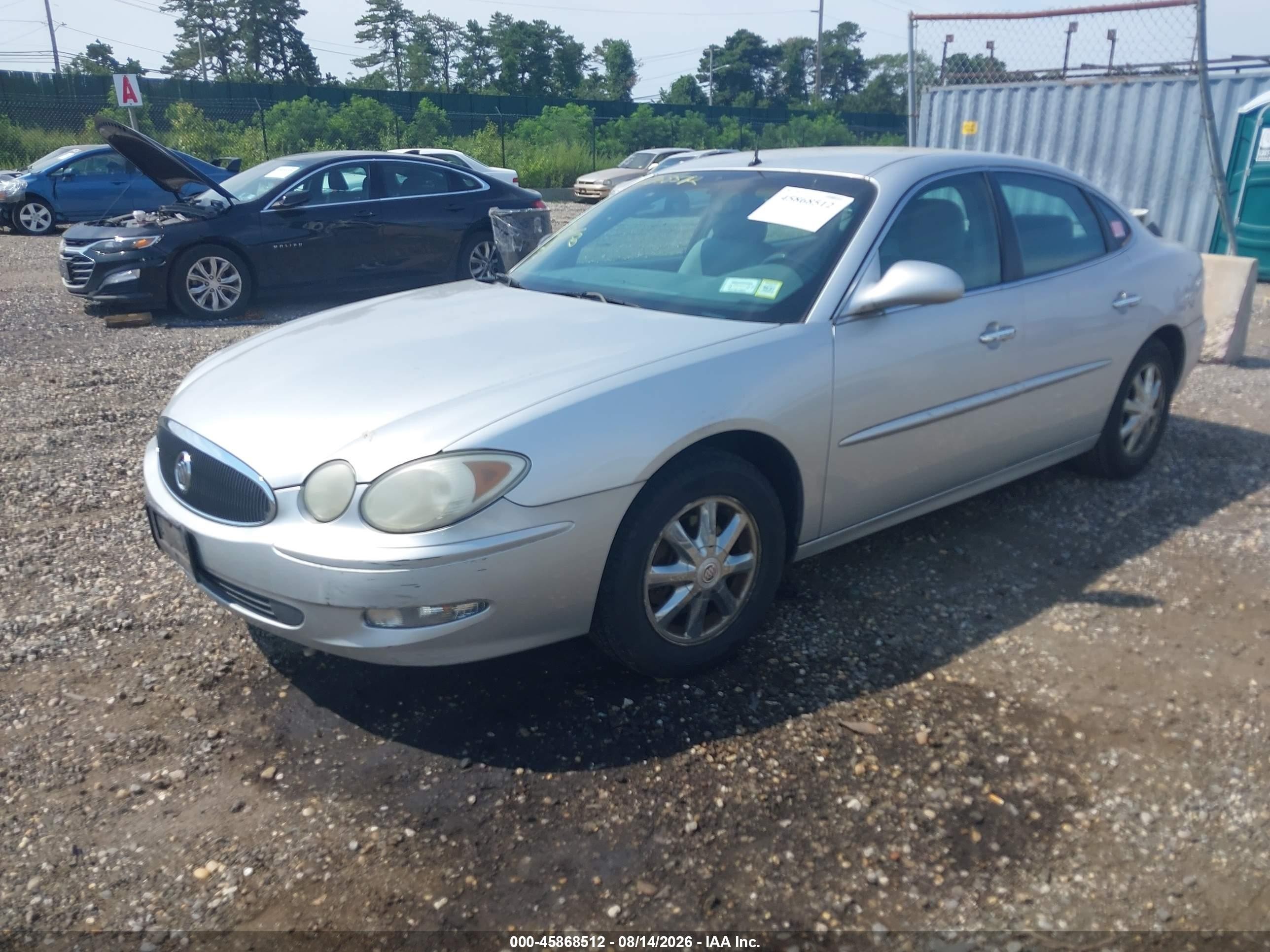 2005 Buick Lacrosse Cxl Silver vin: 2G4WD562251272352