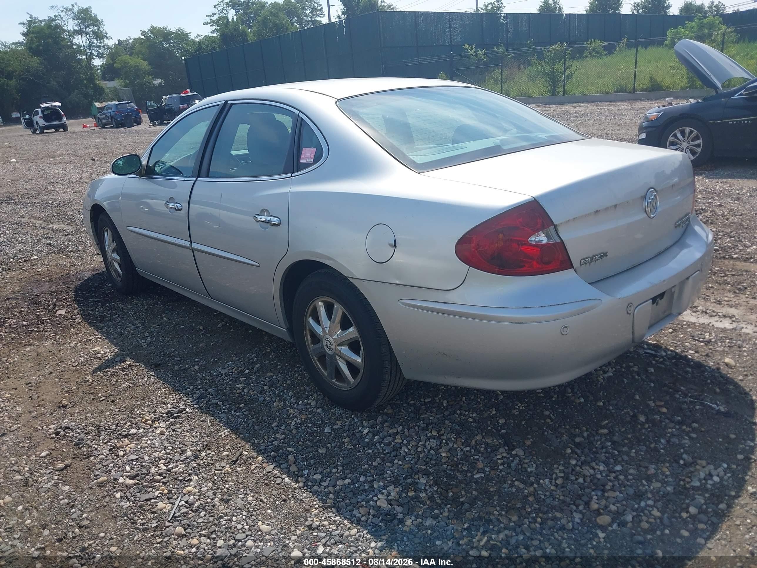 2005 Buick Lacrosse Cxl Silver vin: 2G4WD562251272352