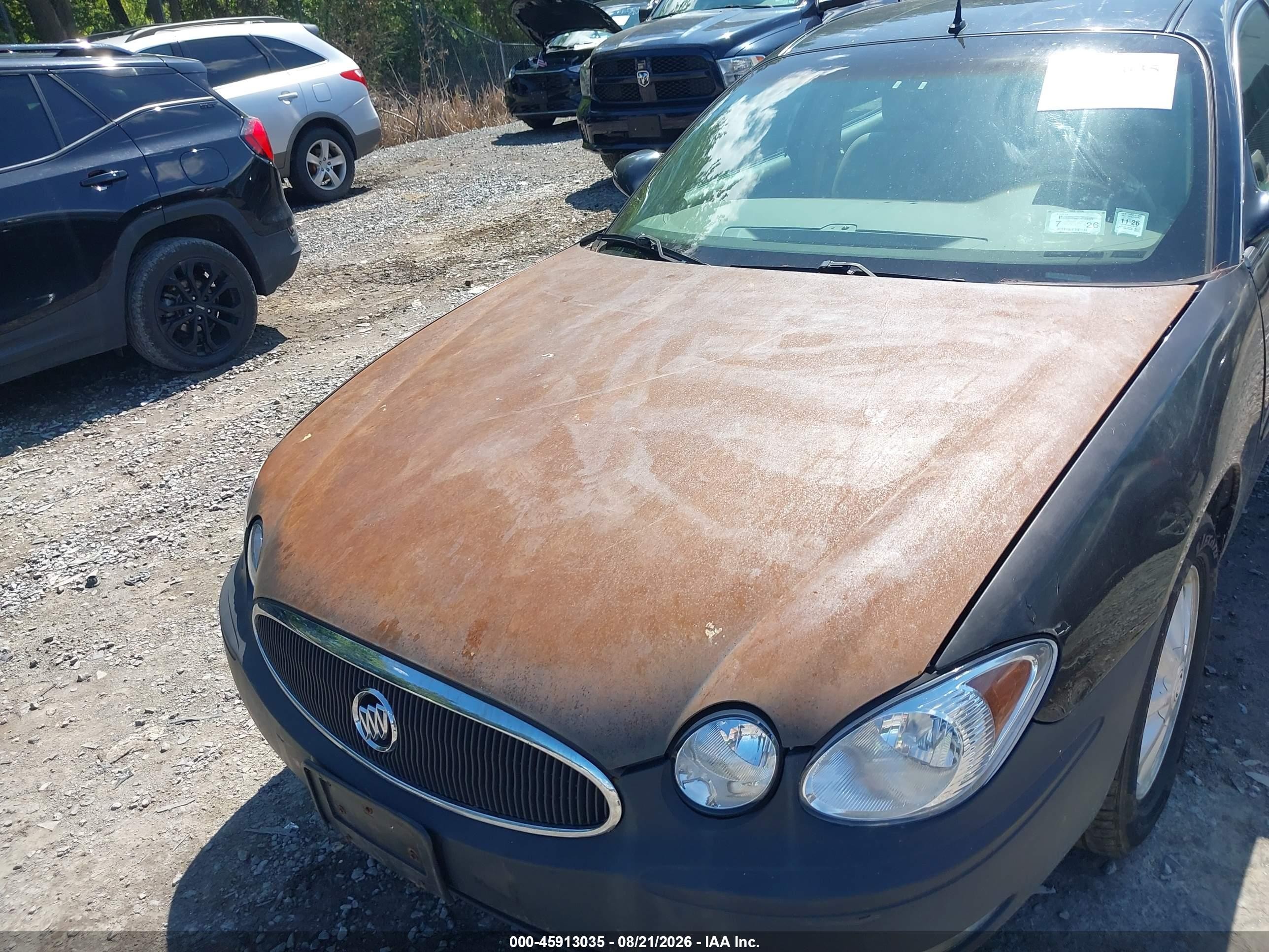 2005 Buick Lacrosse Cxl Black vin: 2G4WD562551225851