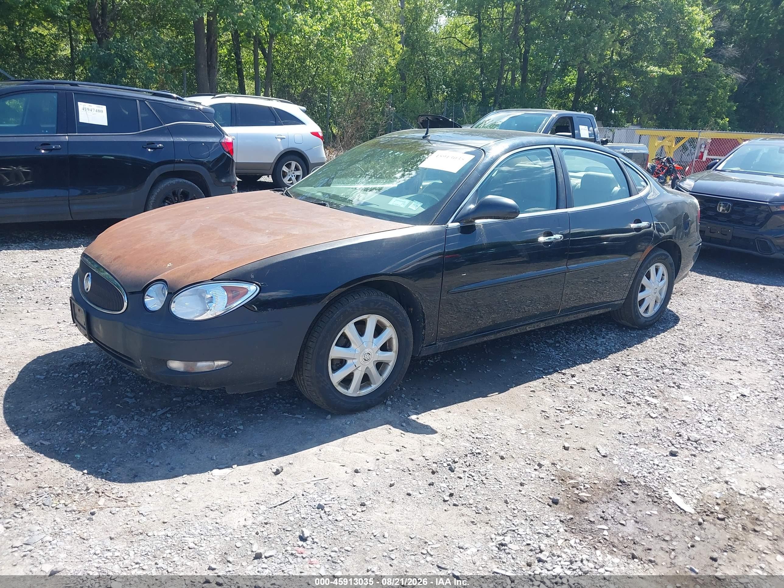 2005 Buick Lacrosse Cxl Black vin: 2G4WD562551225851