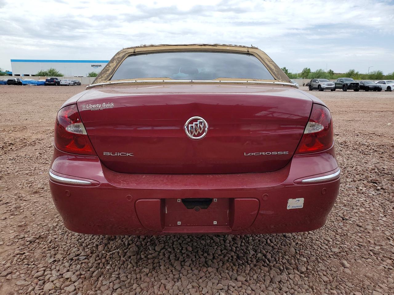 2005 Buick Lacrosse Cxl Red vin: 2G4WD562751288109