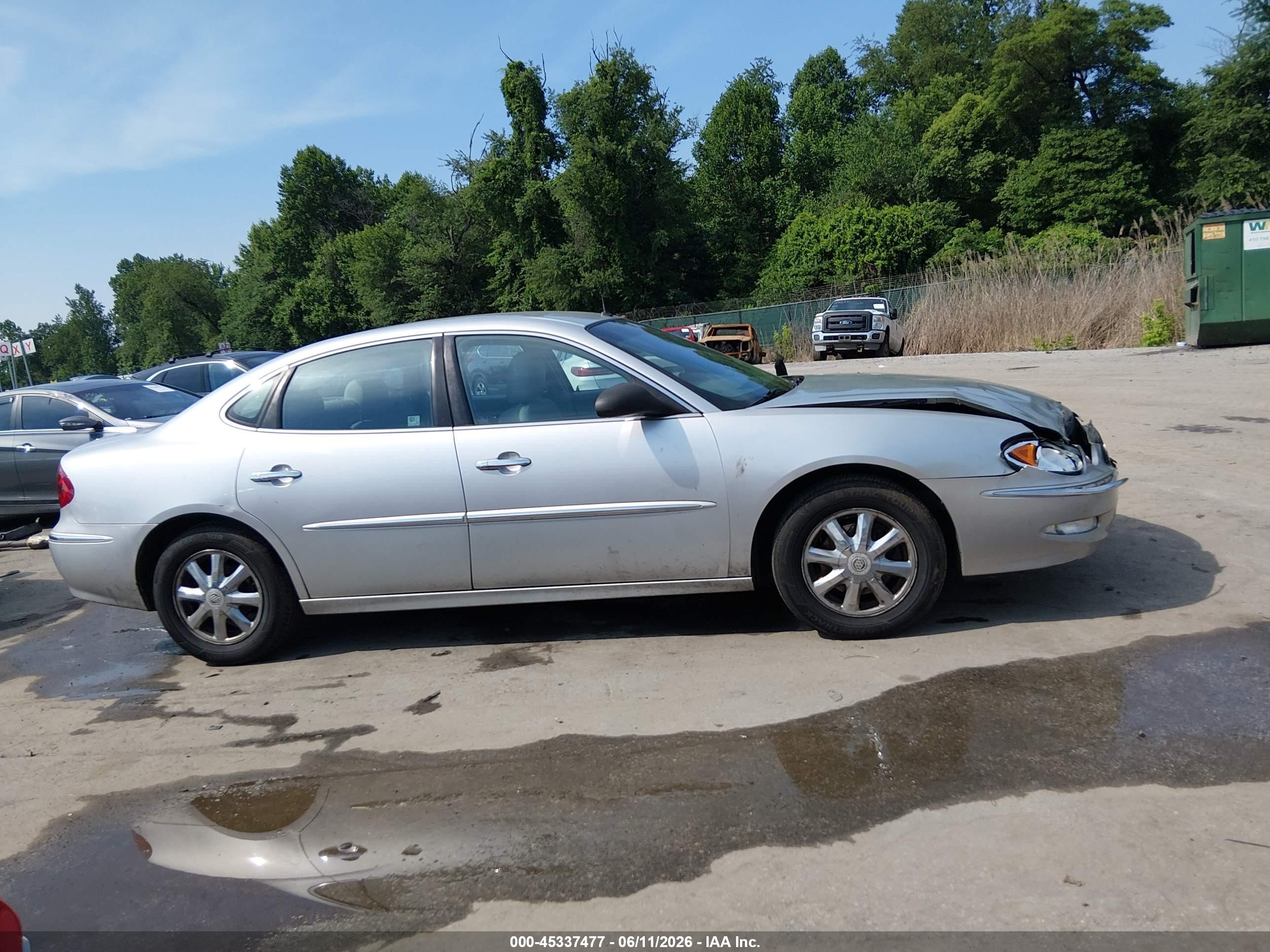 2005 Buick Lacrosse Cxl Silver vin: 2G4WD562751332688