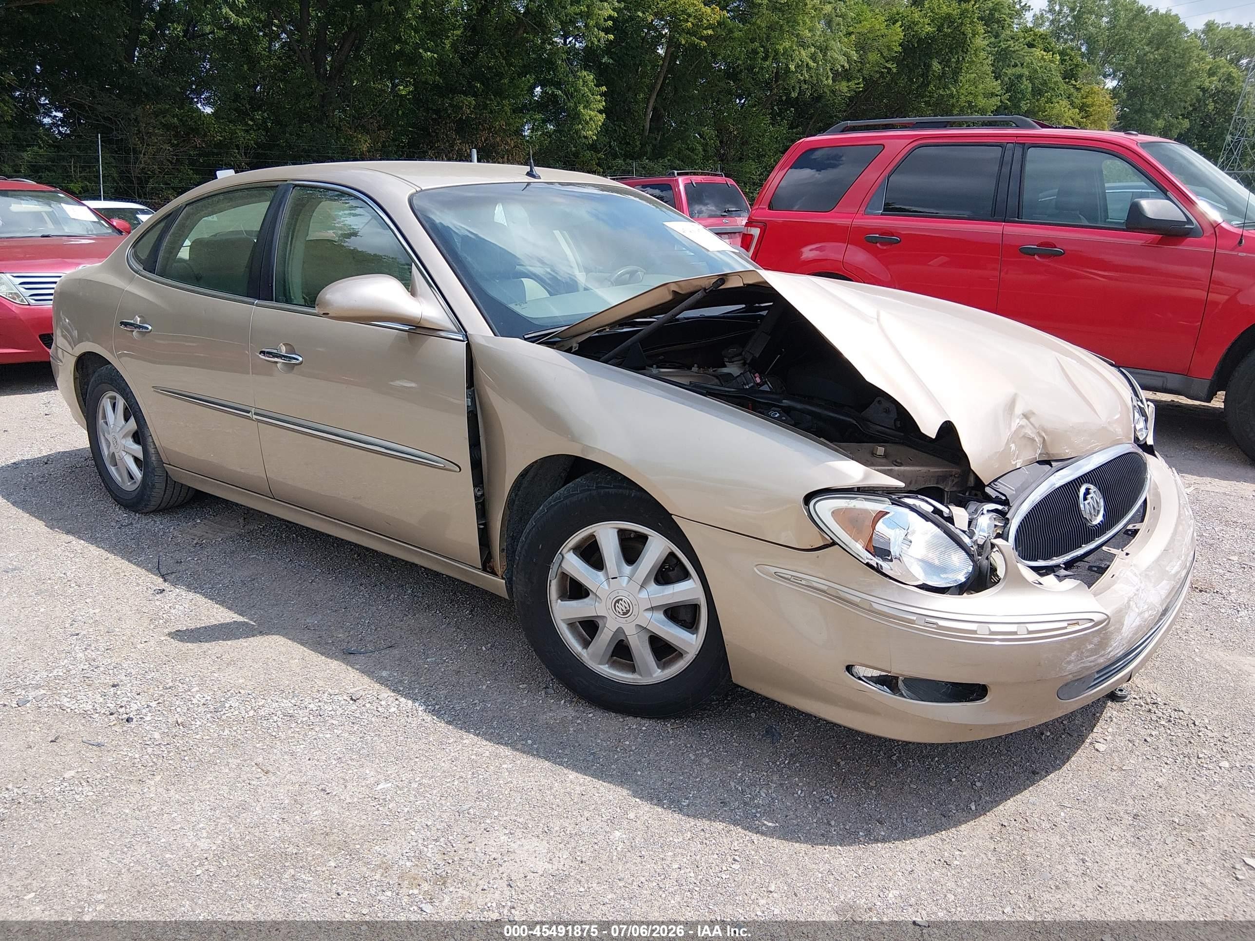2005 Buick Lacrosse Cxl Золотой vin: 2G4WD562851230168