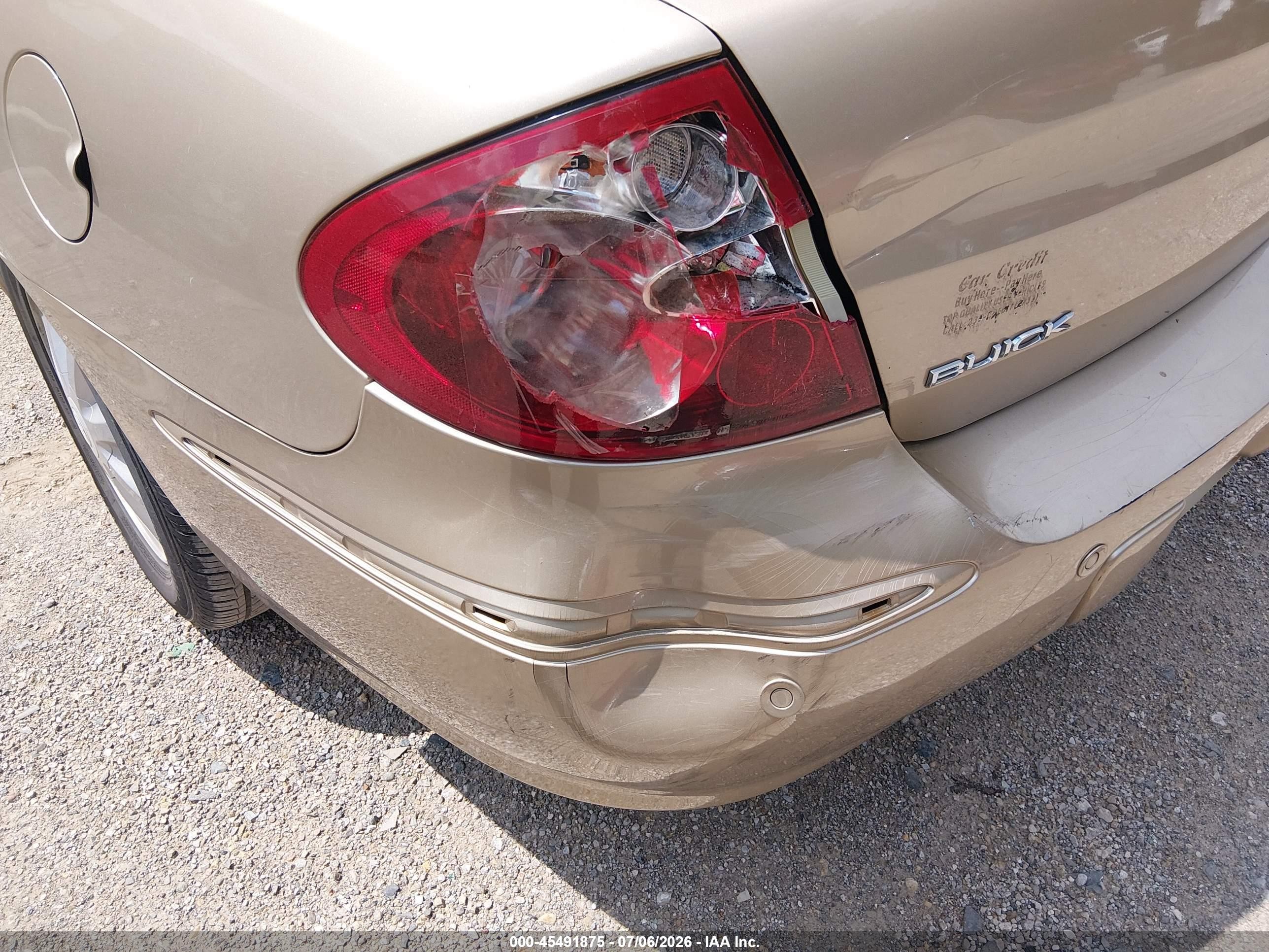 2005 Buick Lacrosse Cxl Золотой vin: 2G4WD562851230168