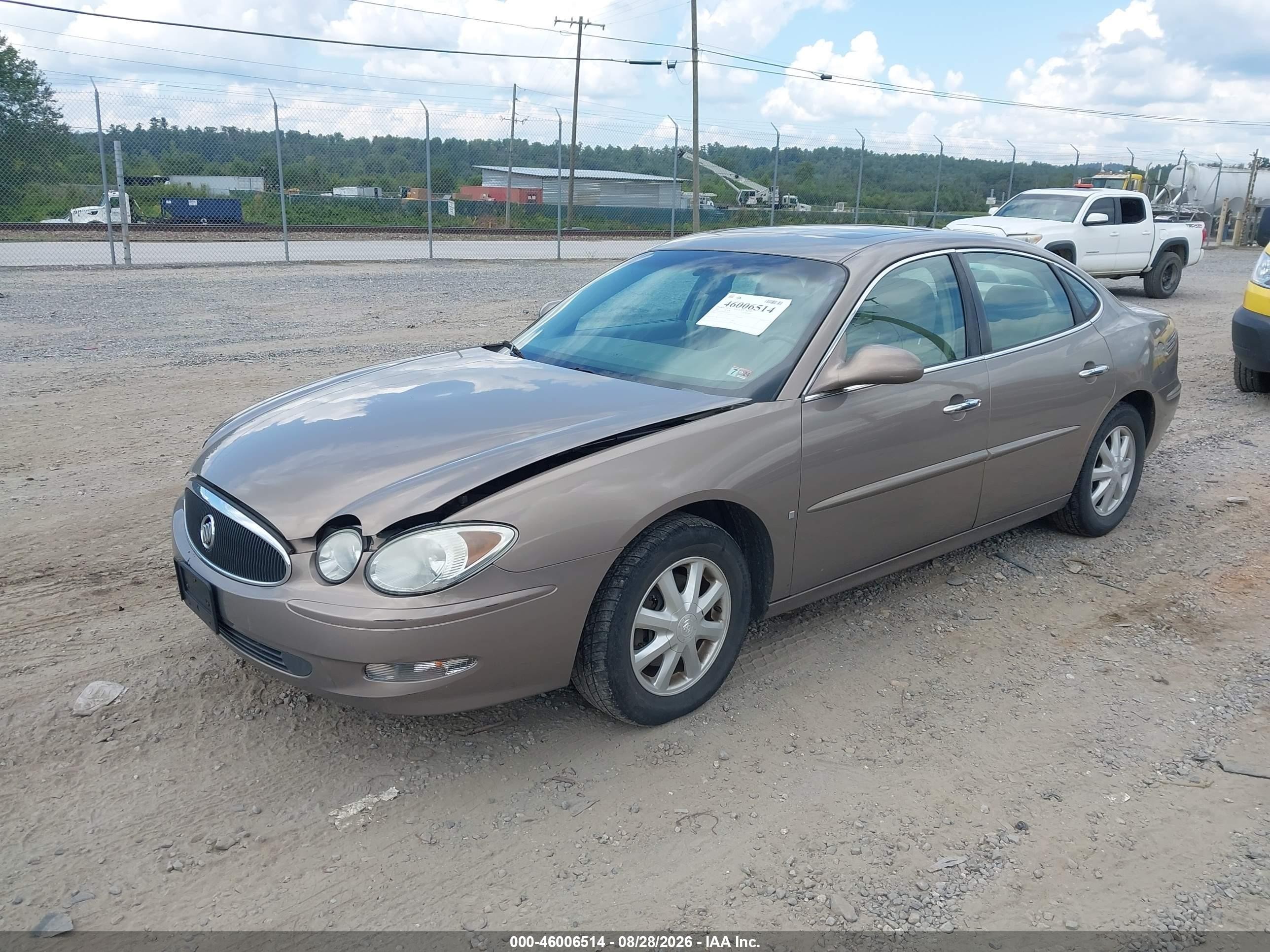 2006 Buick Lacrosse Cxl Золотой vin: 2G4WD582061203027