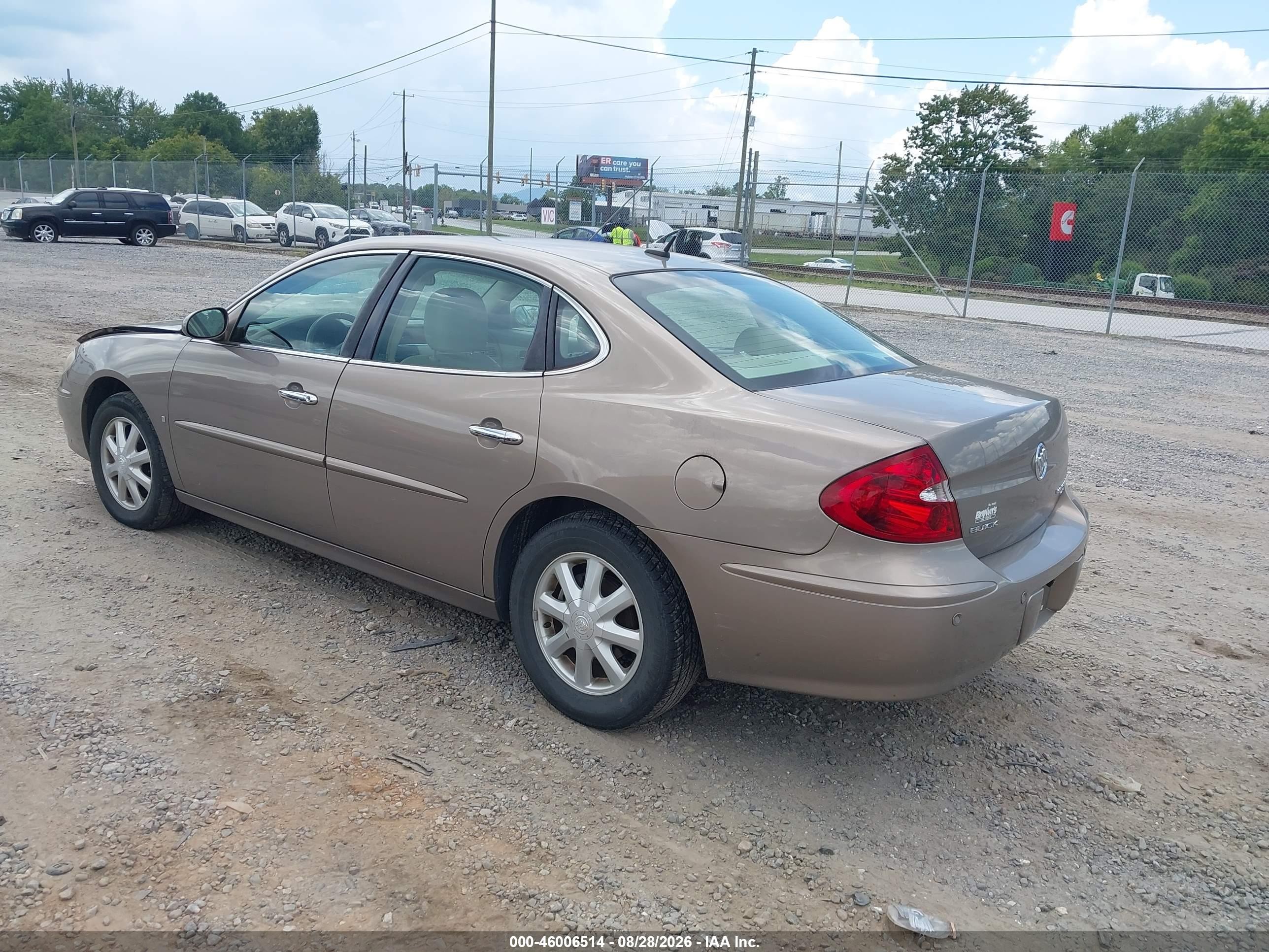 2006 Buick Lacrosse Cxl Золотой vin: 2G4WD582061203027