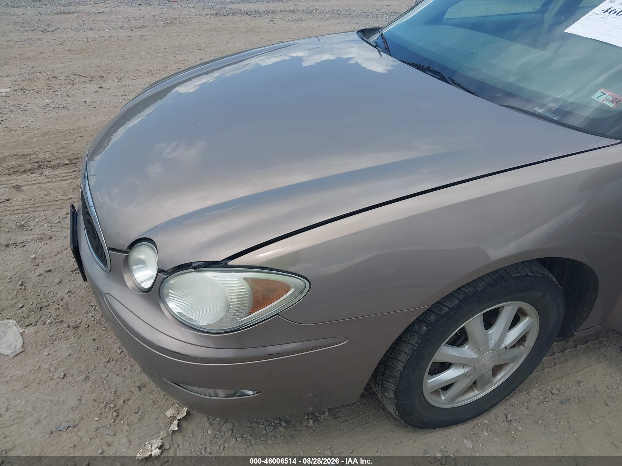 2006 Buick Lacrosse Cxl Золотой vin: 2G4WD582061203027