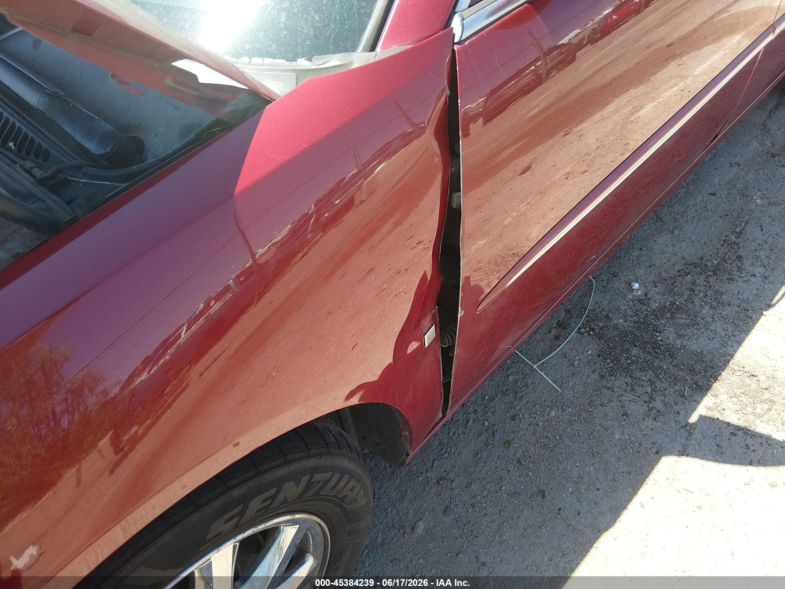 2008 Buick Lacrosse Cxl Red vin: 2G4WD582081285988