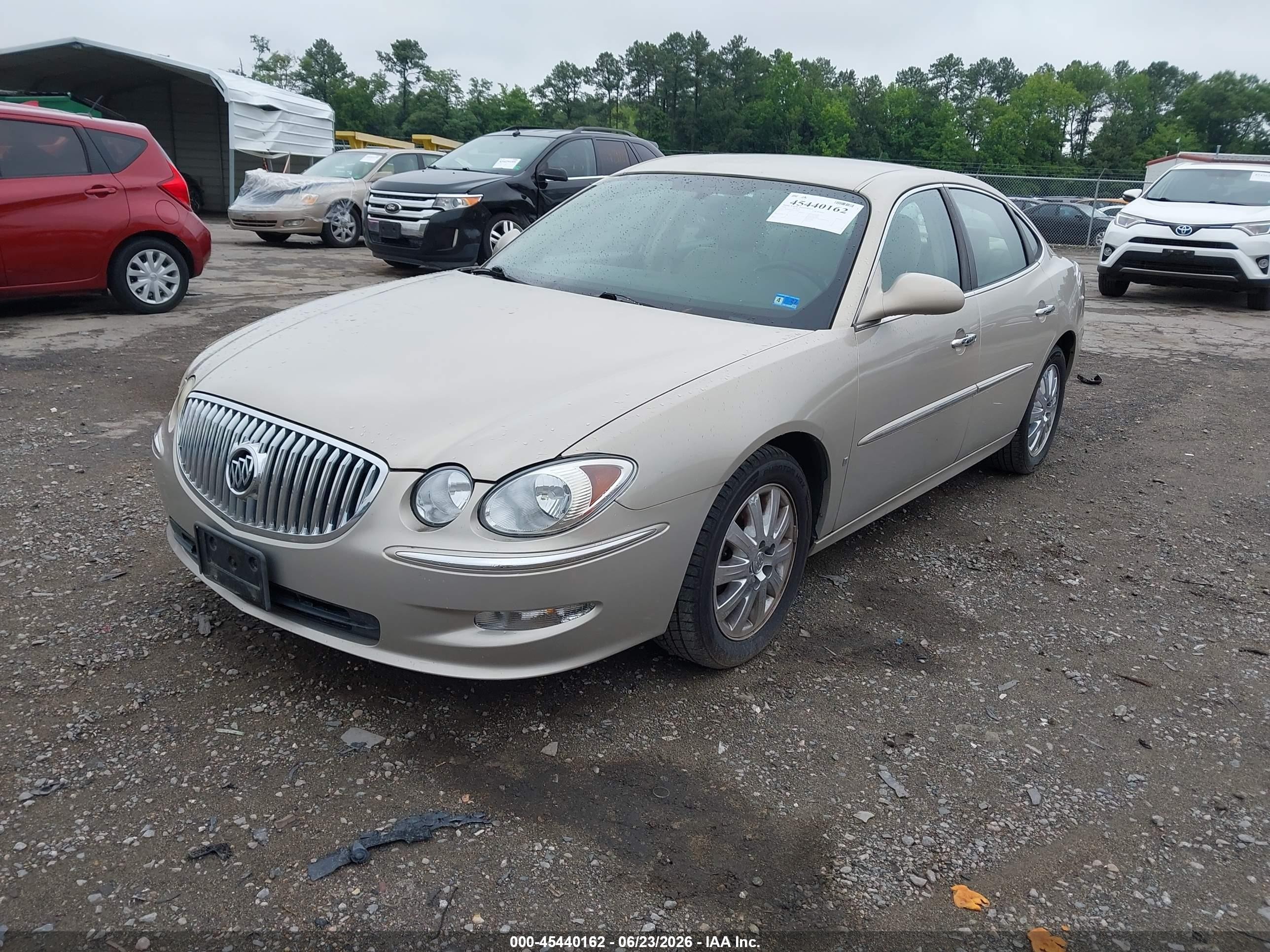 2009 Buick Lacrosse Cxl Gold vin: 2G4WD582091266245