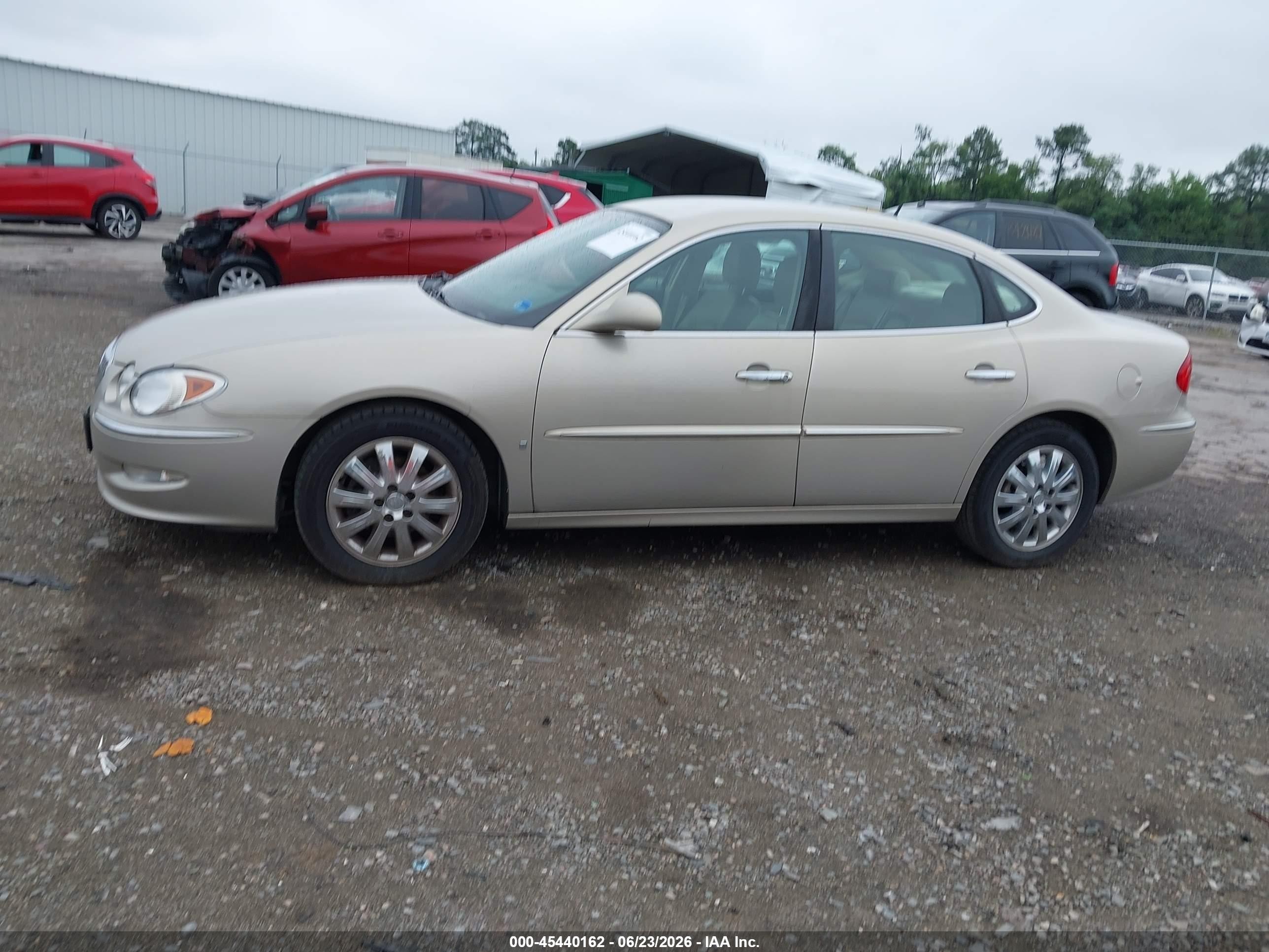 2009 Buick Lacrosse Cxl Gold vin: 2G4WD582091266245