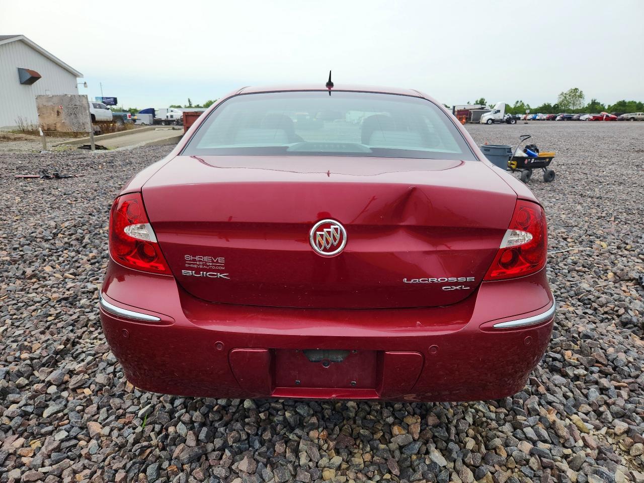 2007 Buick Lacrosse Cxl Red vin: 2G4WD582171248561