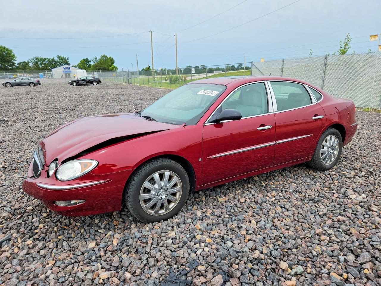 2007 Buick Lacrosse Cxl Red vin: 2G4WD582171248561