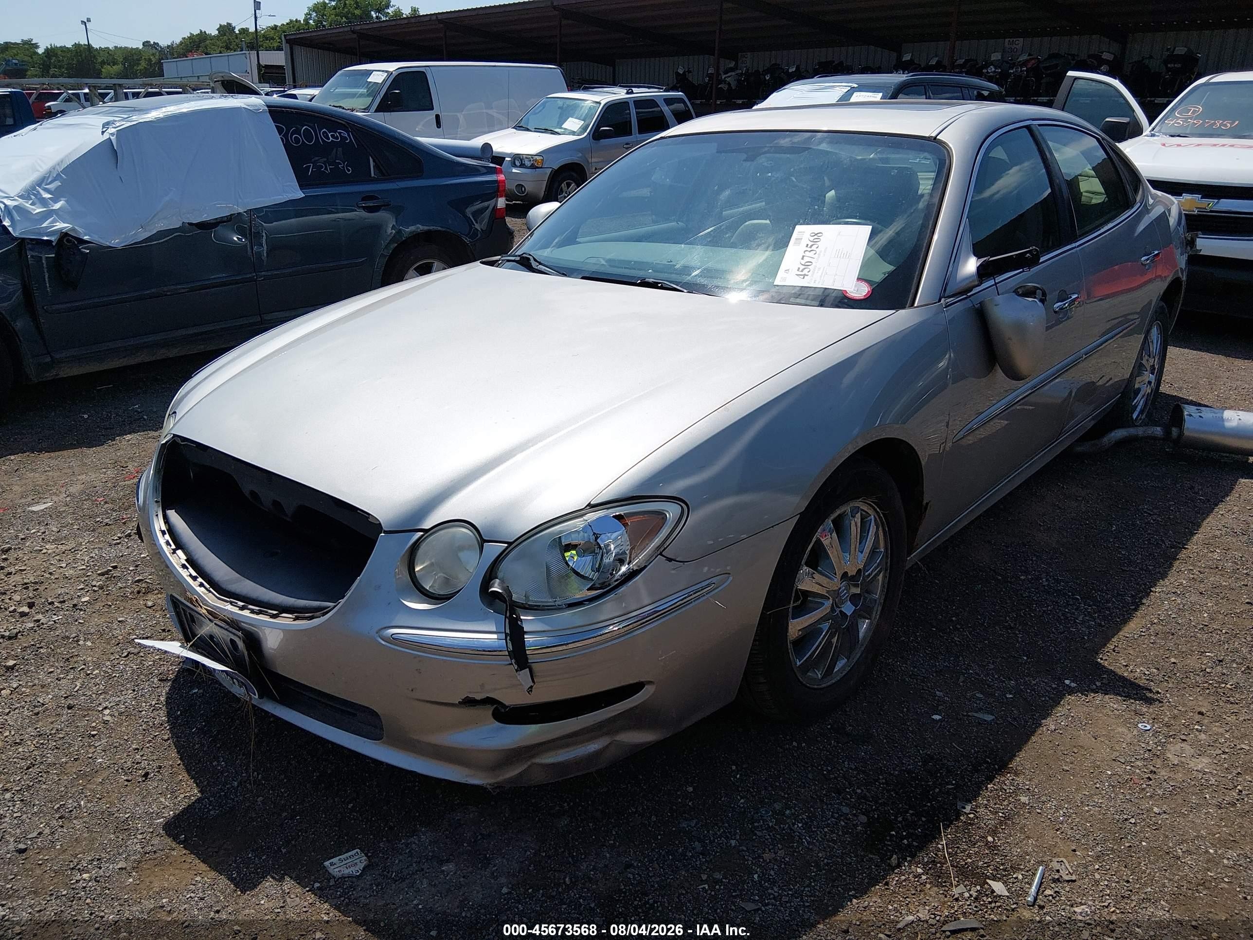 2008 Buick Lacrosse Cxl Champagne vin: 2G4WD582181165262