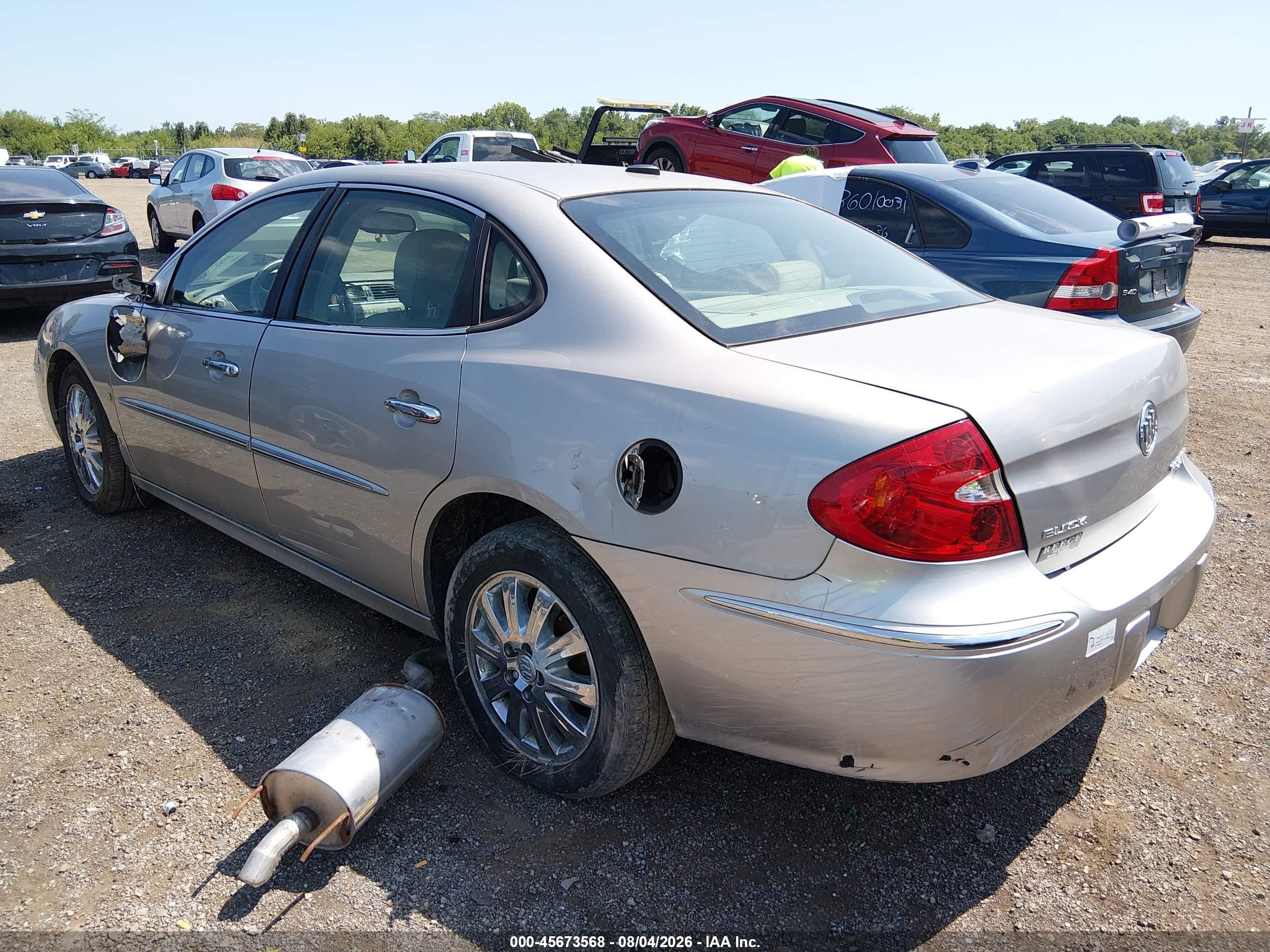 2008 Buick Lacrosse Cxl Champagne vin: 2G4WD582181165262