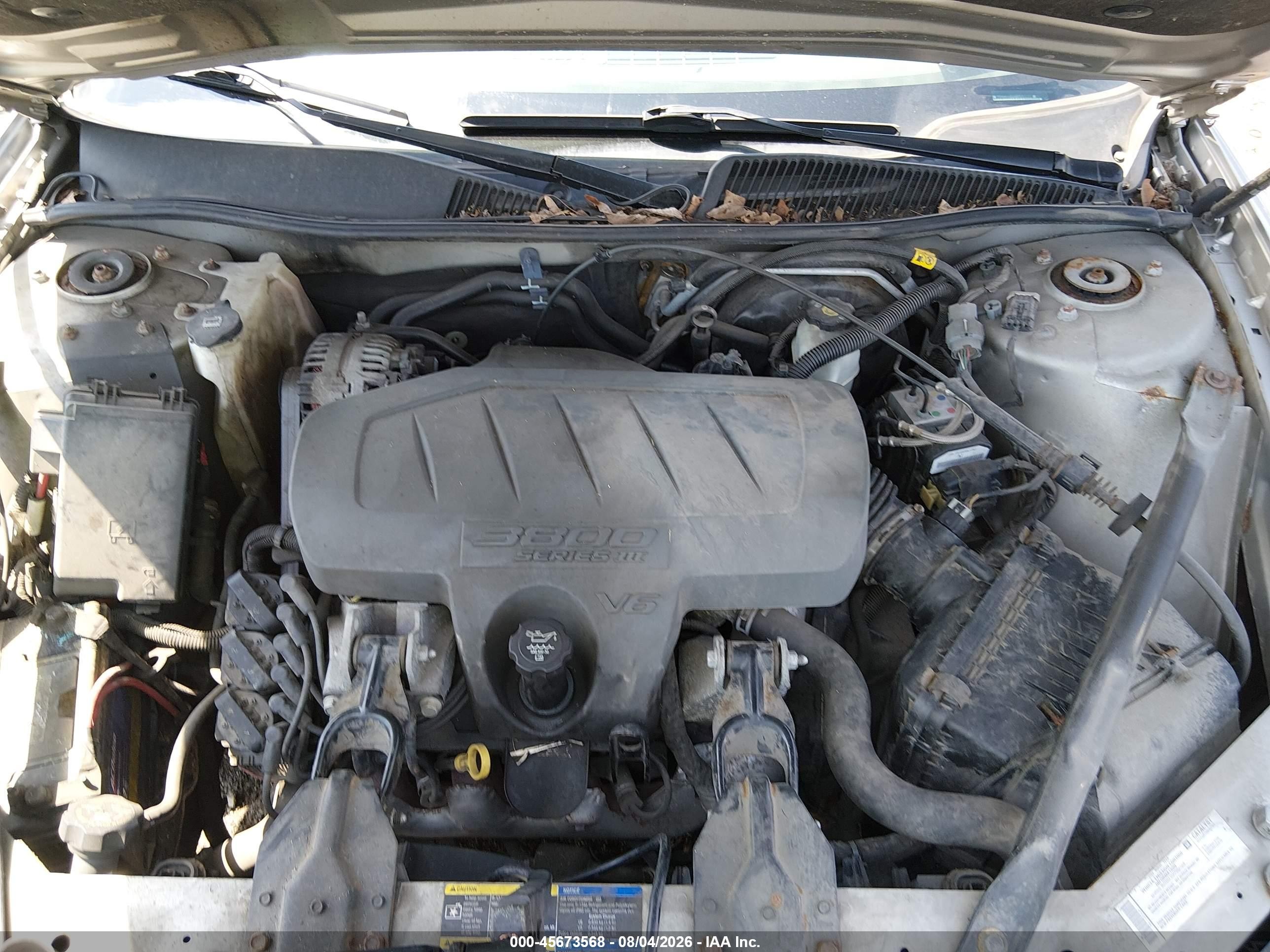 2008 Buick Lacrosse Cxl Champagne vin: 2G4WD582181165262