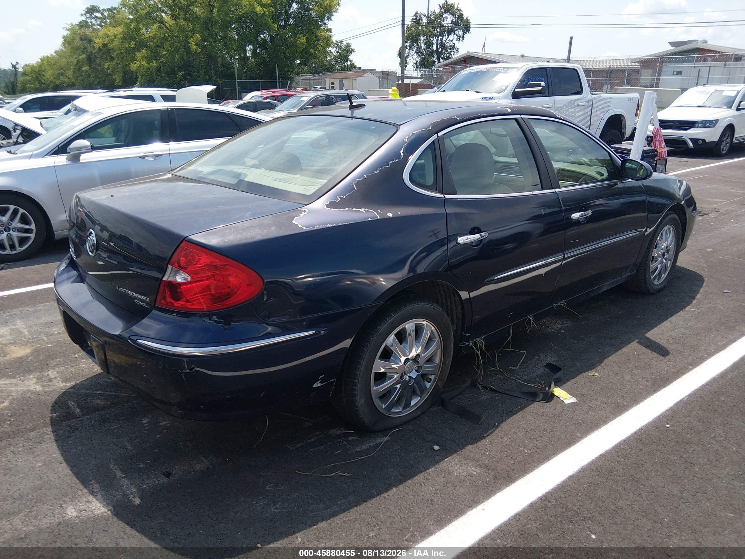 2008 Buick Lacrosse Cxl Blue vin: 2G4WD582181176018
