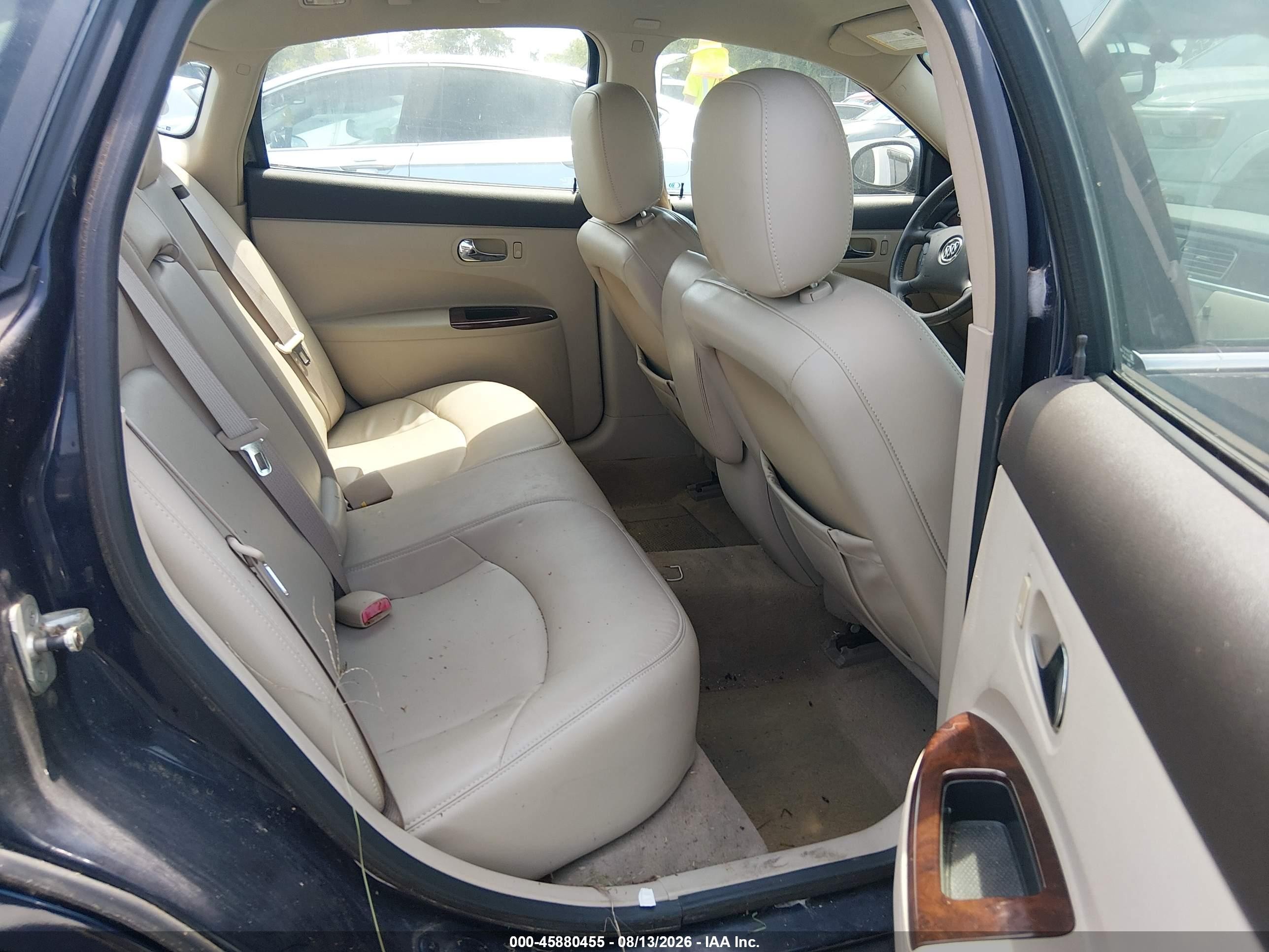2008 Buick Lacrosse Cxl Blue vin: 2G4WD582181176018