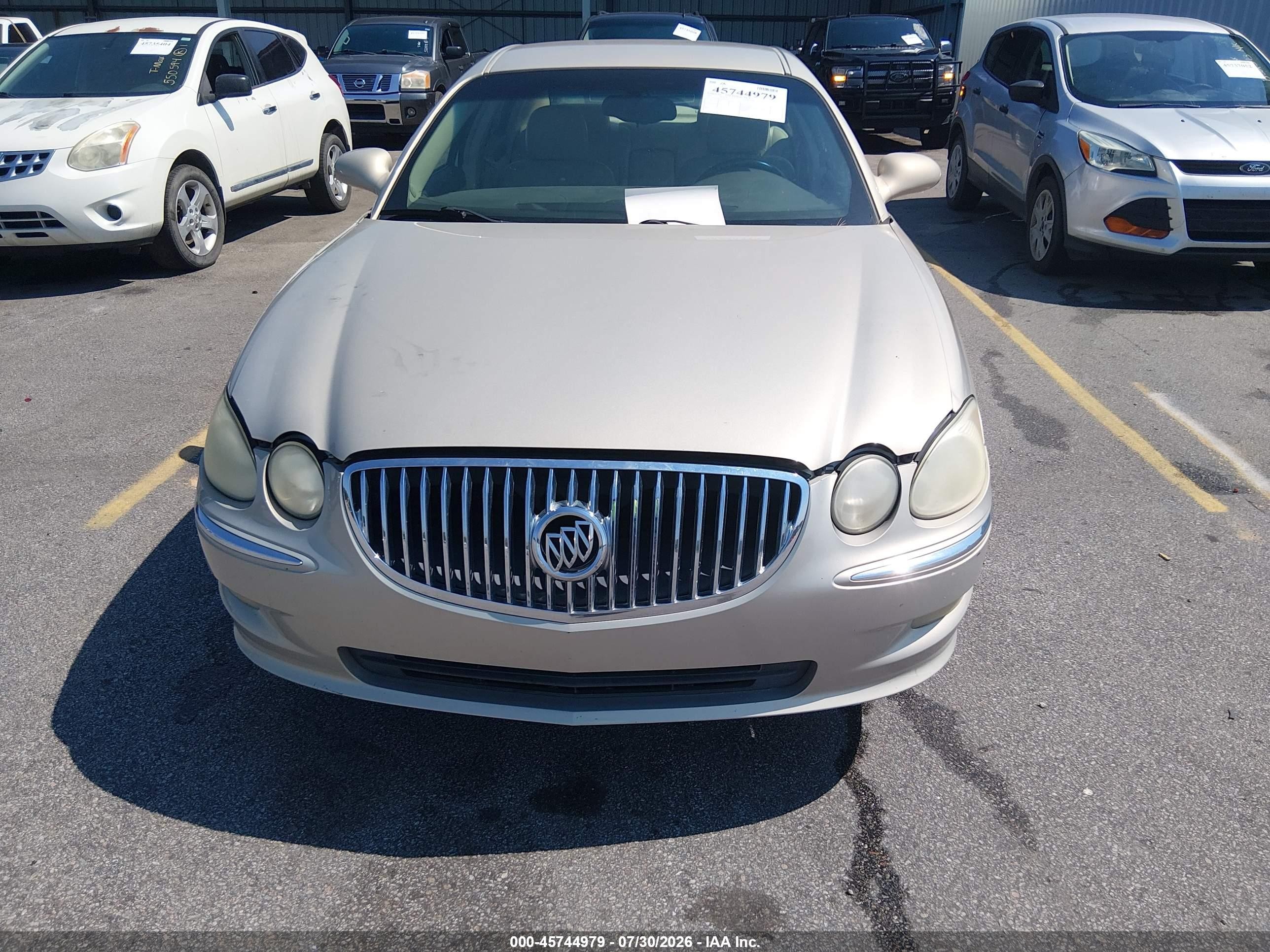 2009 Buick Lacrosse Cxl Beige vin: 2G4WD582191174206