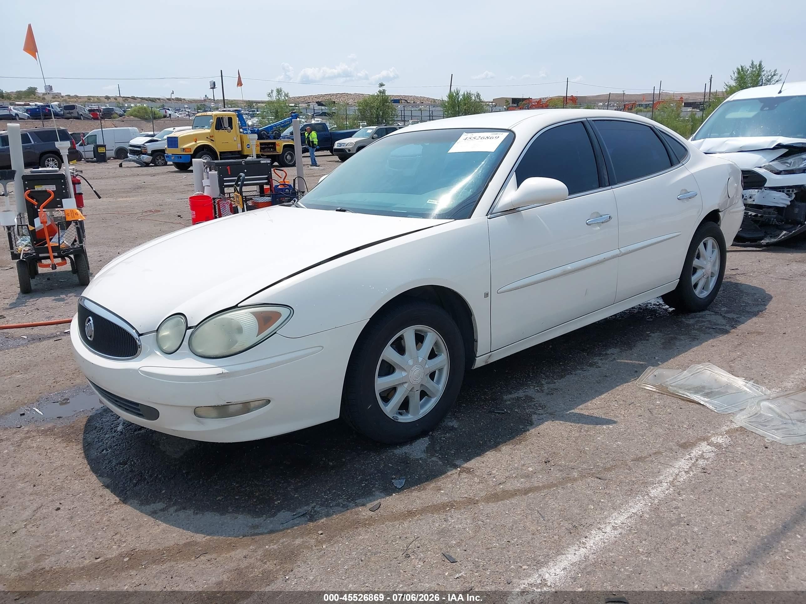 2006 Buick Lacrosse Cxl White vin: 2G4WD582261259843