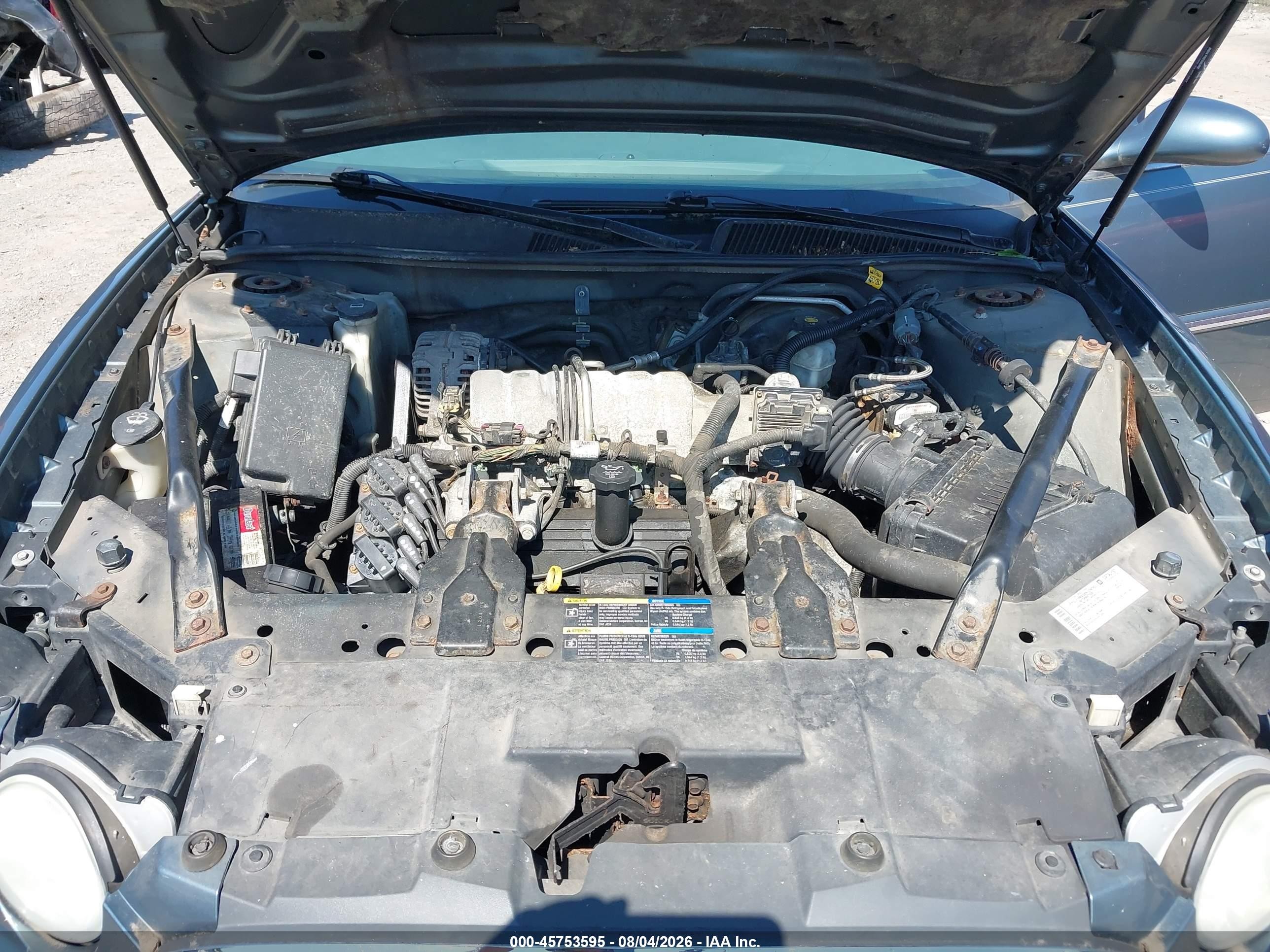 2007 Buick Lacrosse Cxl Blue vin: 2G4WD582271124377