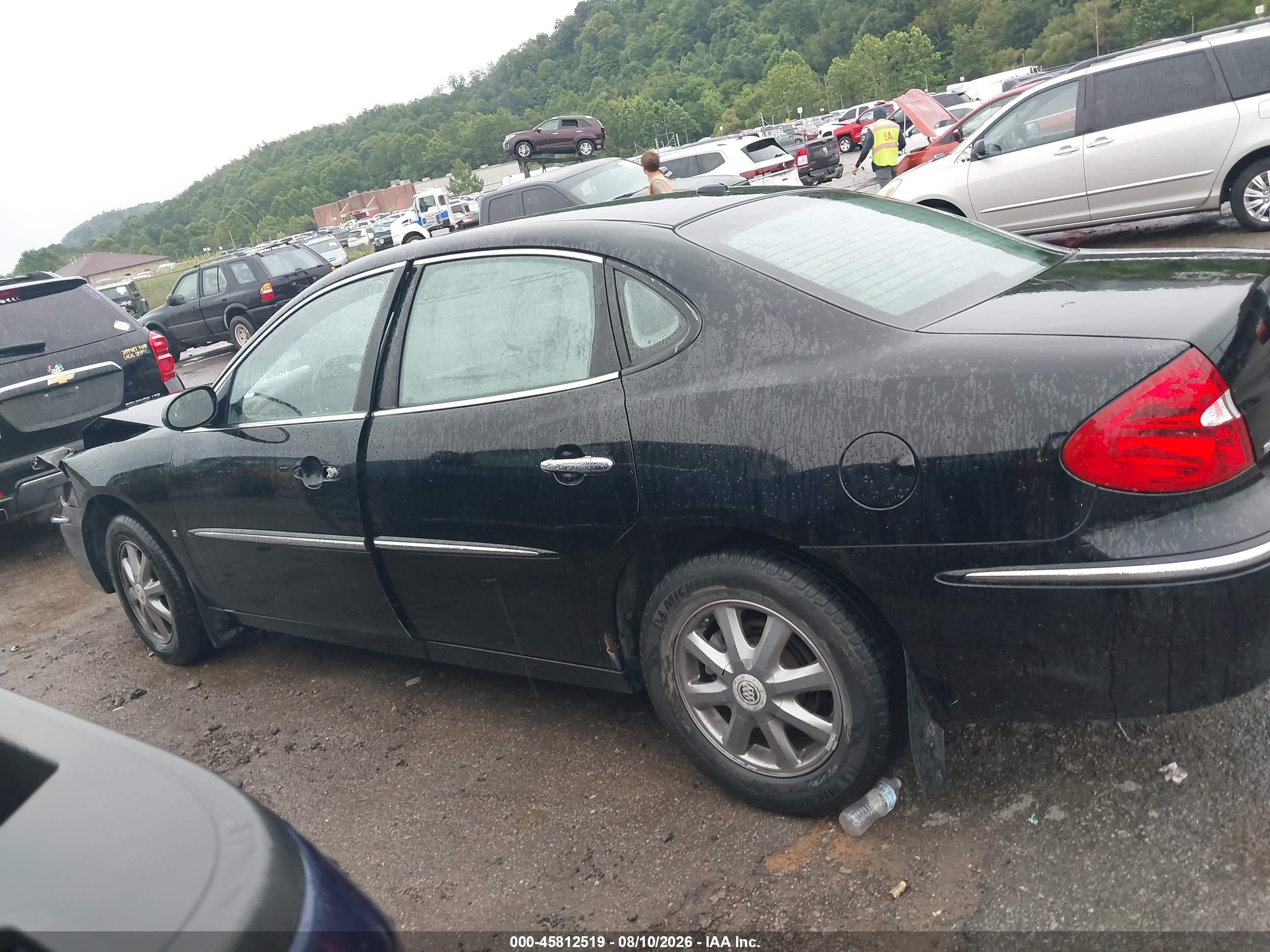 2007 Buick Lacrosse Cxl Black vin: 2G4WD582271244101