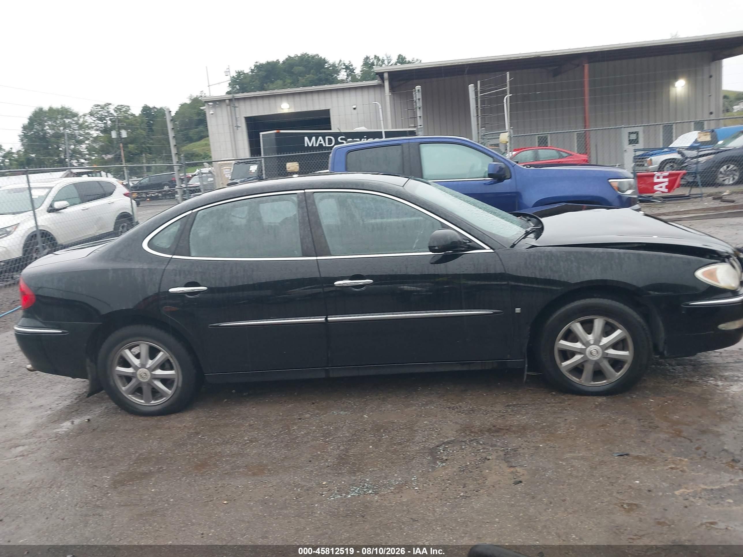 2007 Buick Lacrosse Cxl Black vin: 2G4WD582271244101