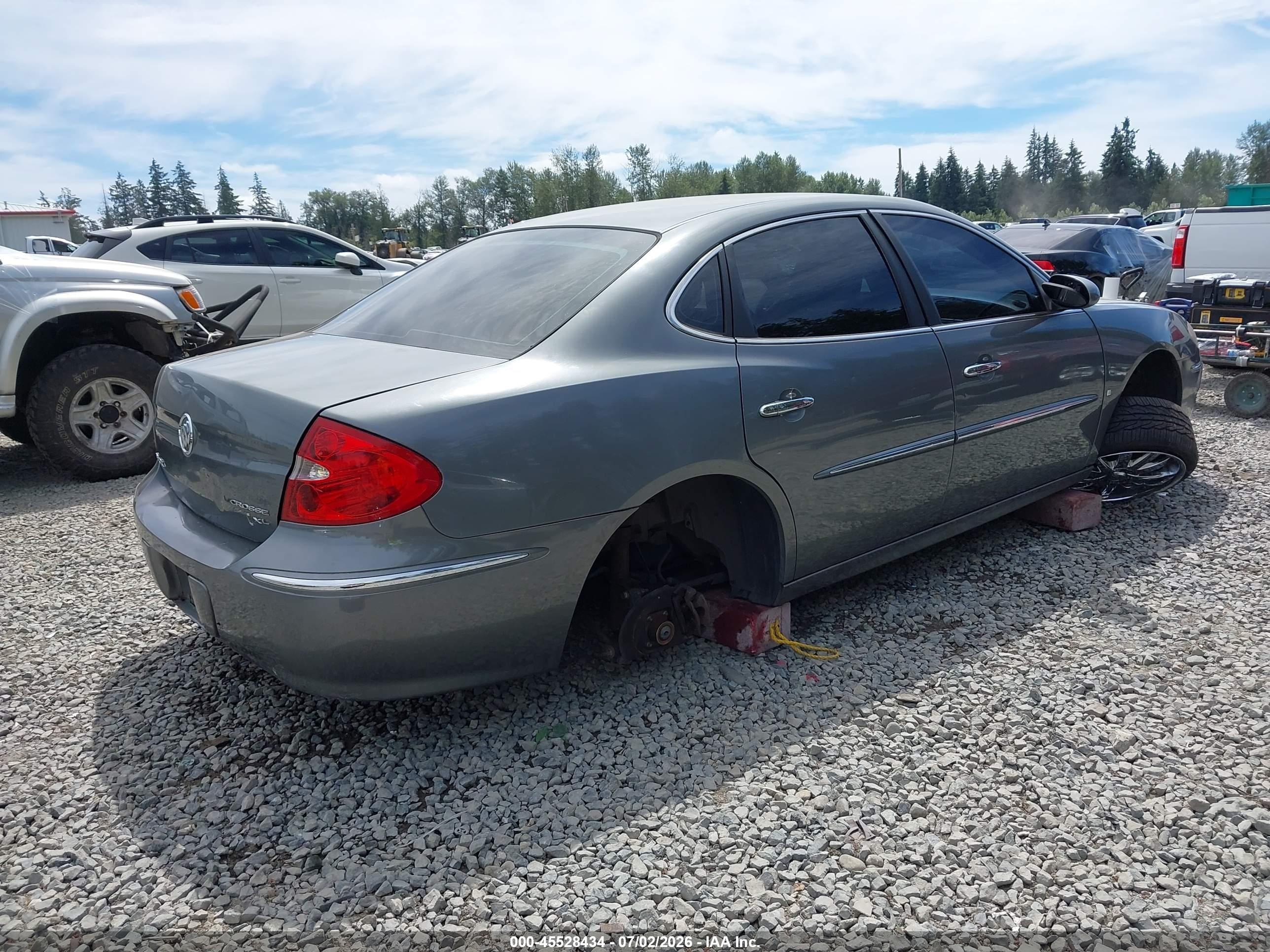 2008 Buick Lacrosse Cxl Gray vin: 2G4WD582281218163