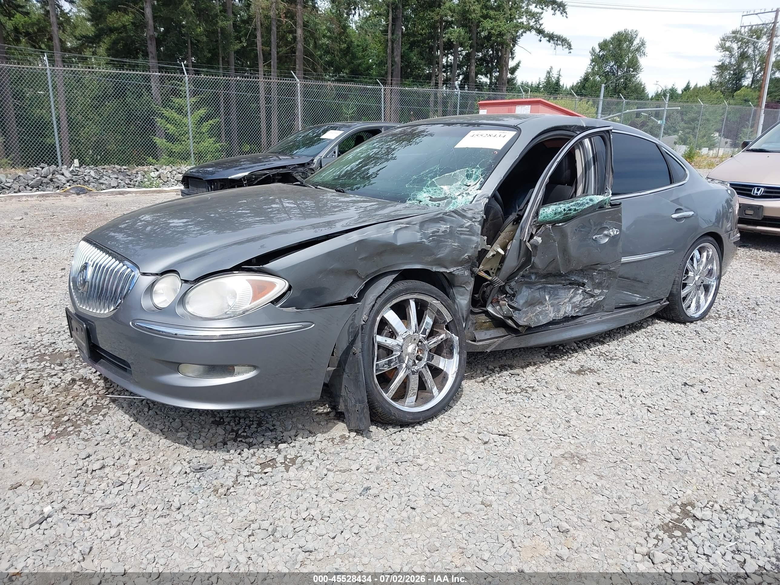 2008 Buick Lacrosse Cxl Gray vin: 2G4WD582281218163