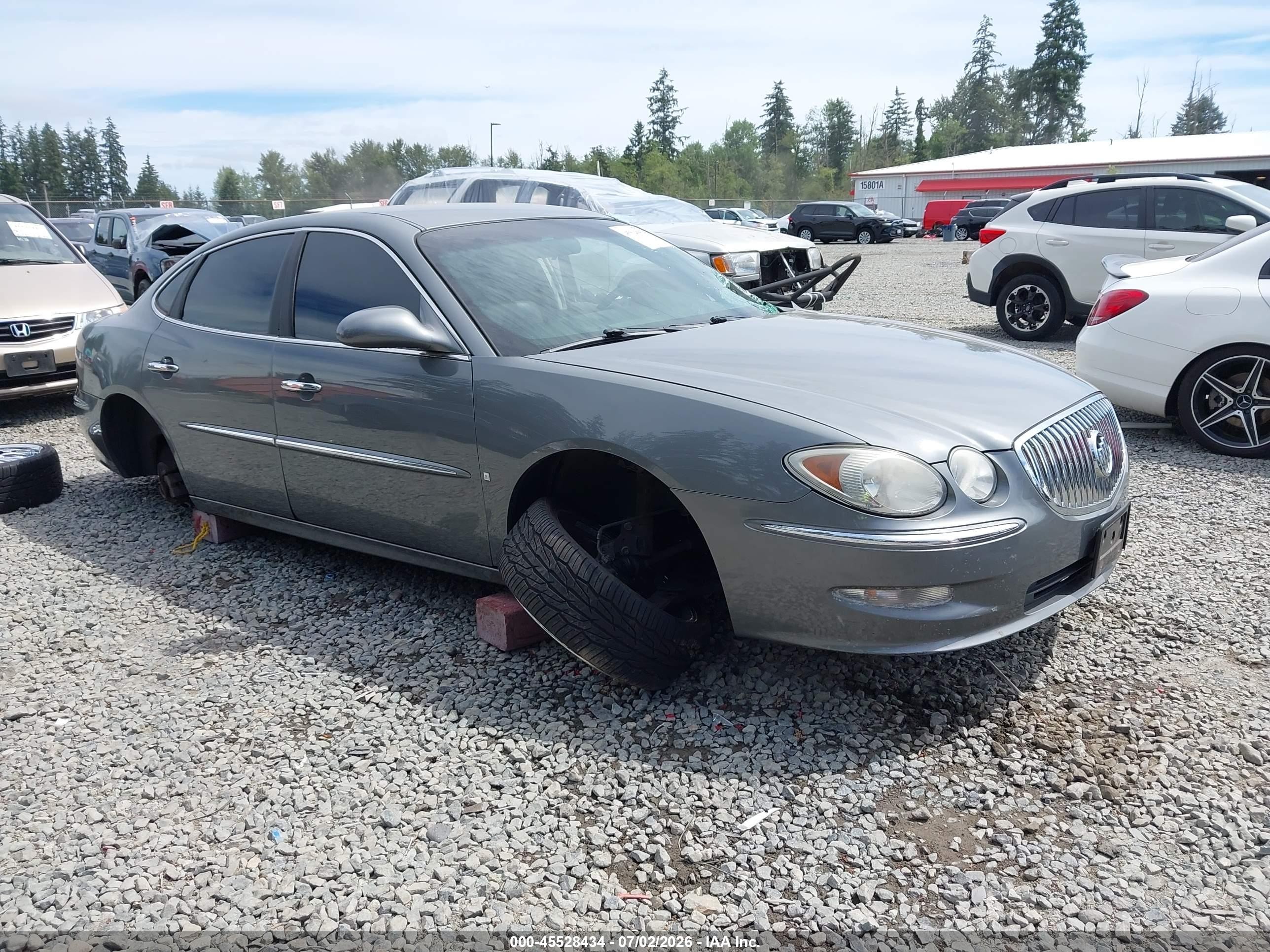 2008 Buick Lacrosse Cxl Gray vin: 2G4WD582281218163