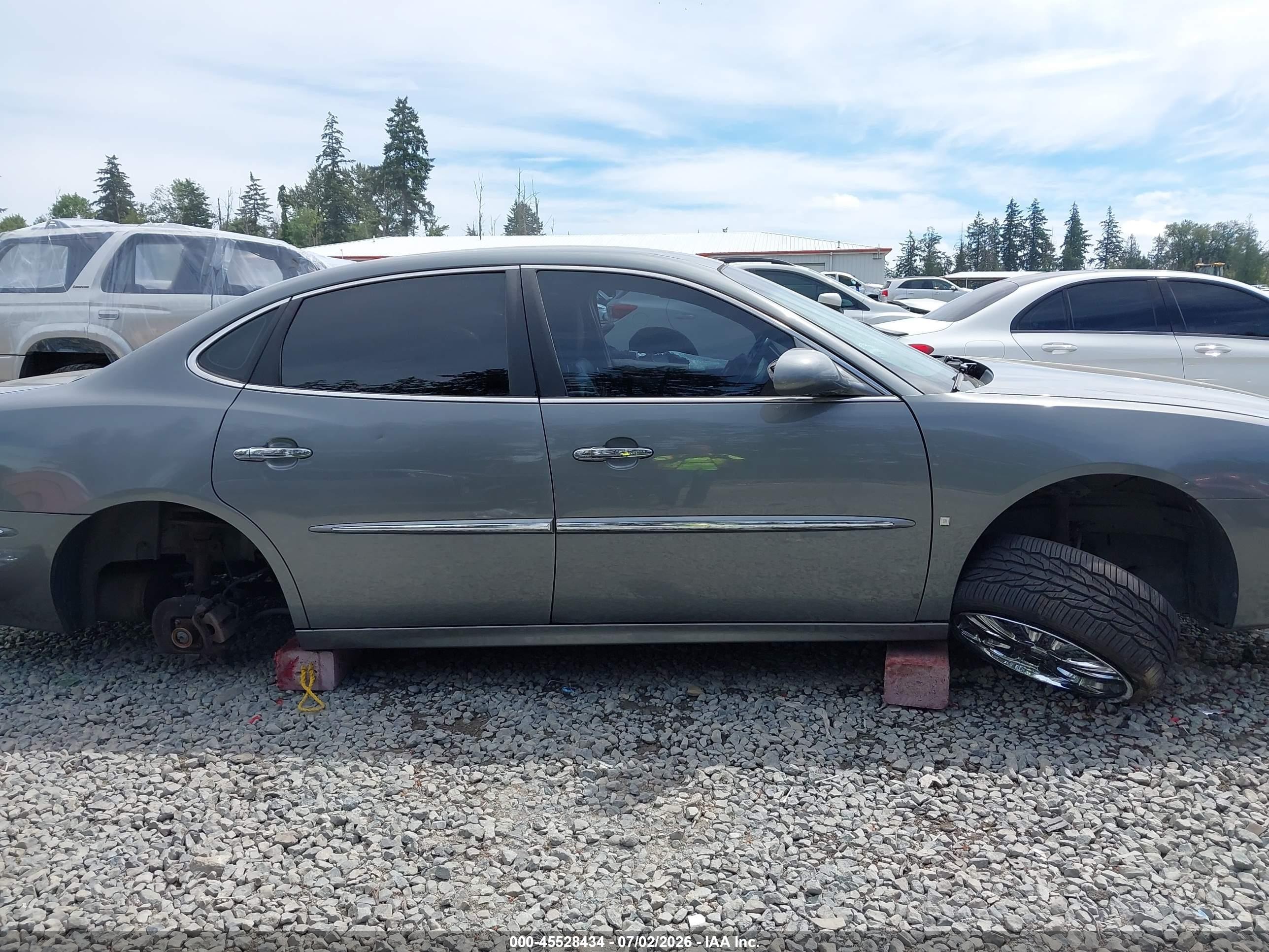 2008 Buick Lacrosse Cxl Gray vin: 2G4WD582281218163
